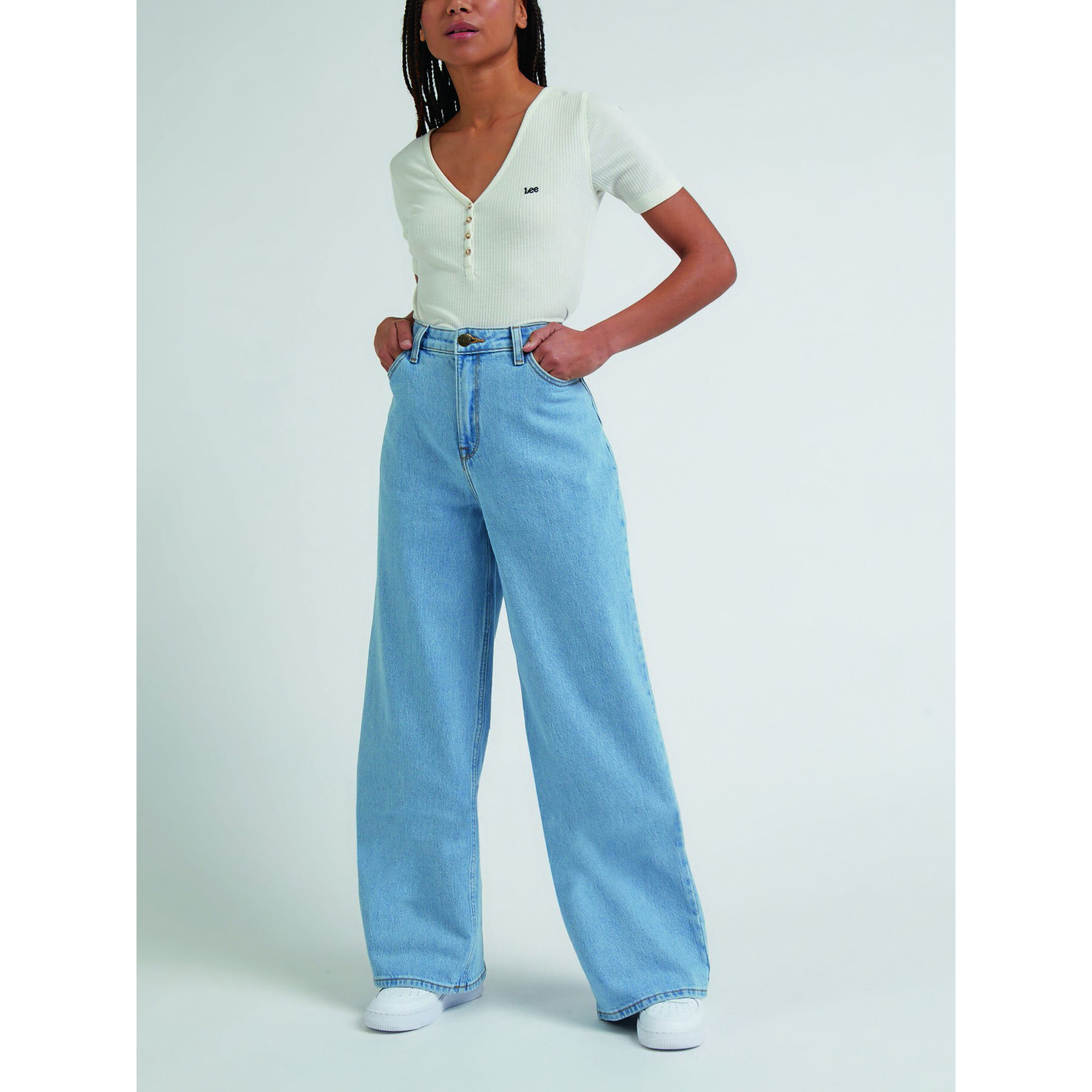 Lee Дънки L31SMWJU Син Relaxed Fit - Pepit.bg
