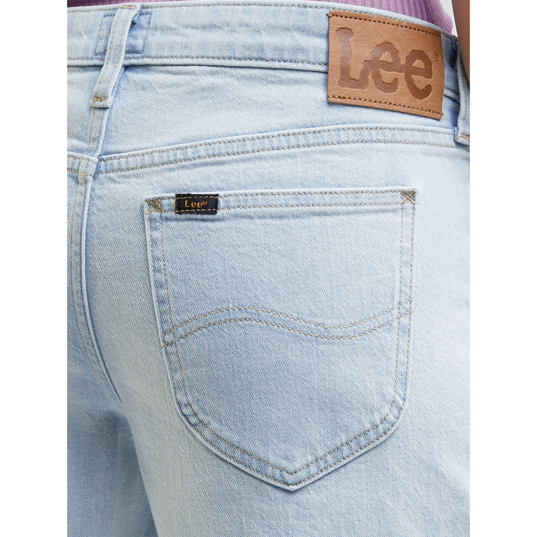 Lee Дънки Low Rise Jane L34VHJB44 Син Straight Leg - Pepit.bg