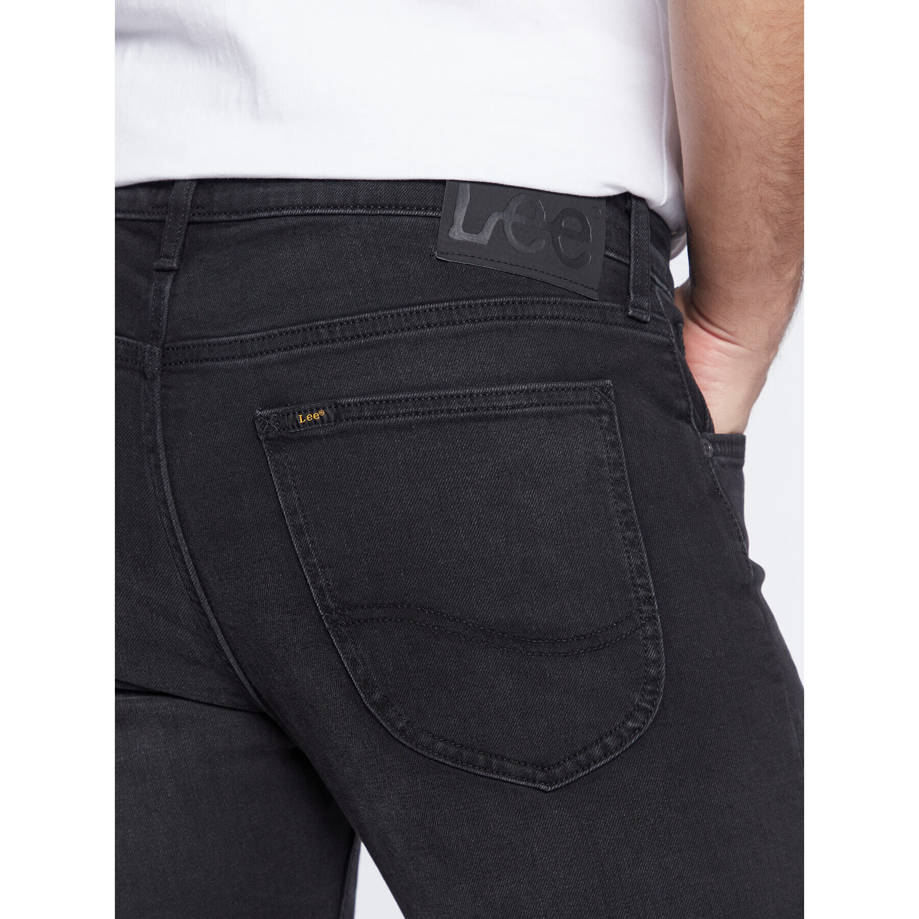 Lee Дънки Luke L719ADEV Черен Slim Fit - Pepit.bg
