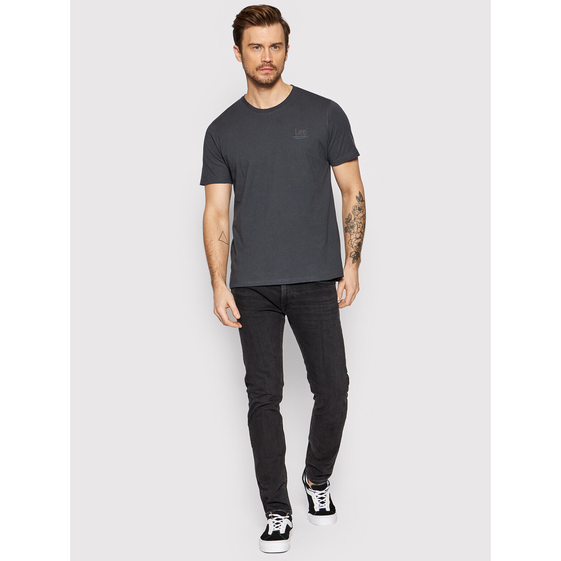 Lee Дънки Luke L719HFLN Черен Slim Fit - Pepit.bg