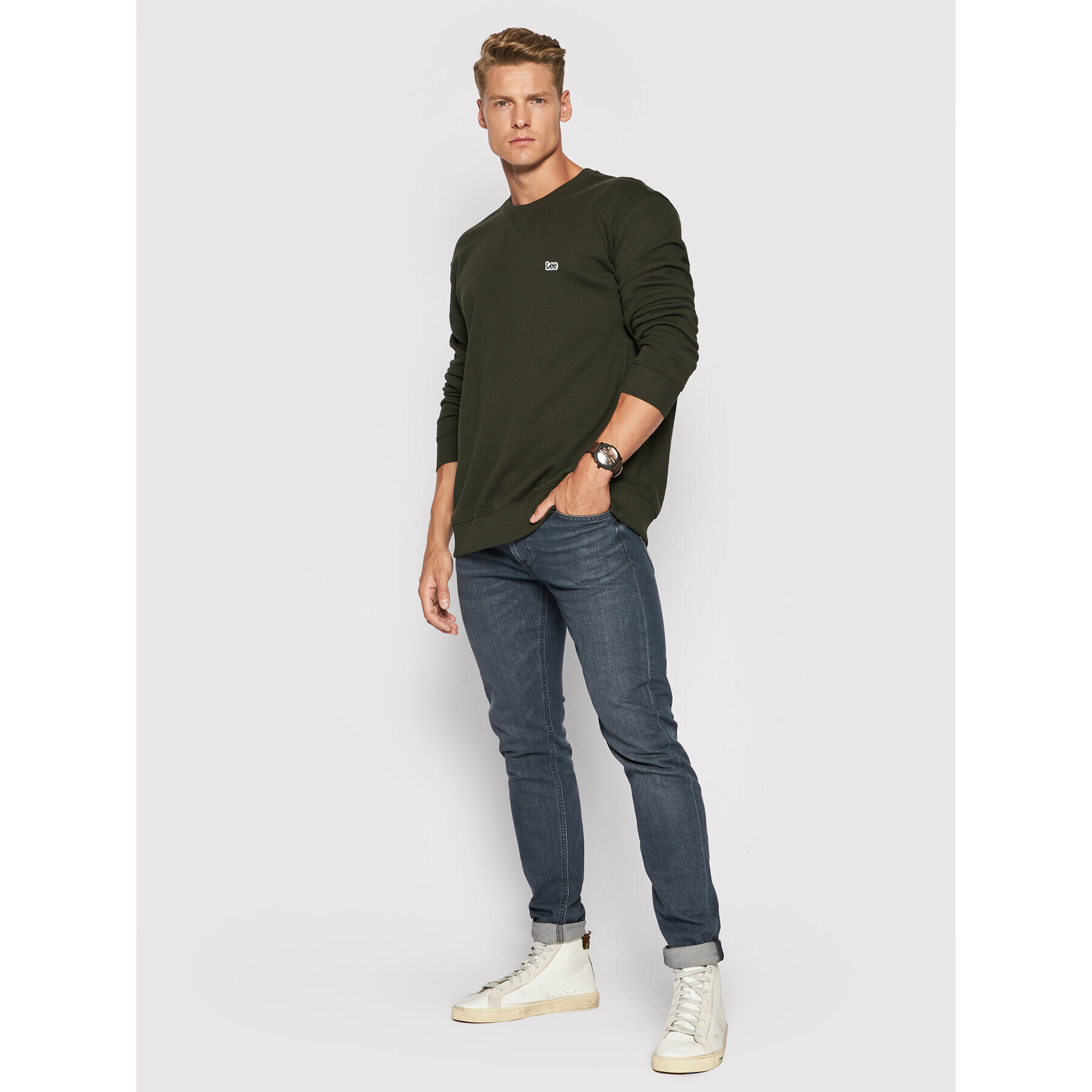 Lee Дънки Luke L719NKGE Тъмносин Slim Fit - Pepit.bg
