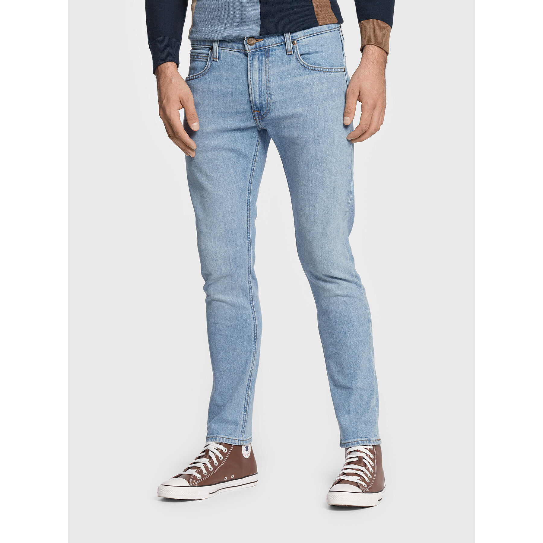 Lee Дънки Luke L719PLEB Син Slim Fit - Pepit.bg