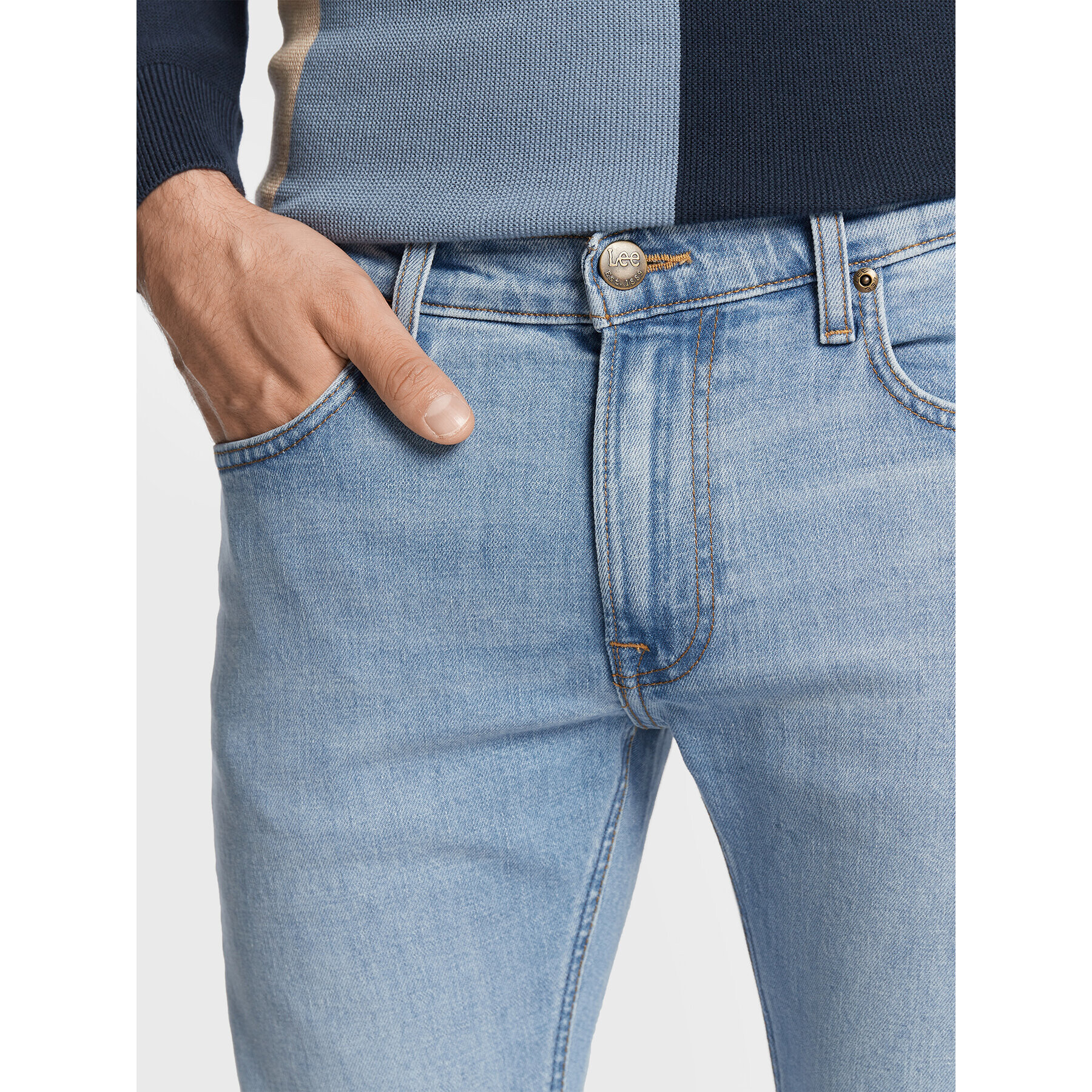 Lee Дънки Luke L719PLEB Син Slim Fit - Pepit.bg