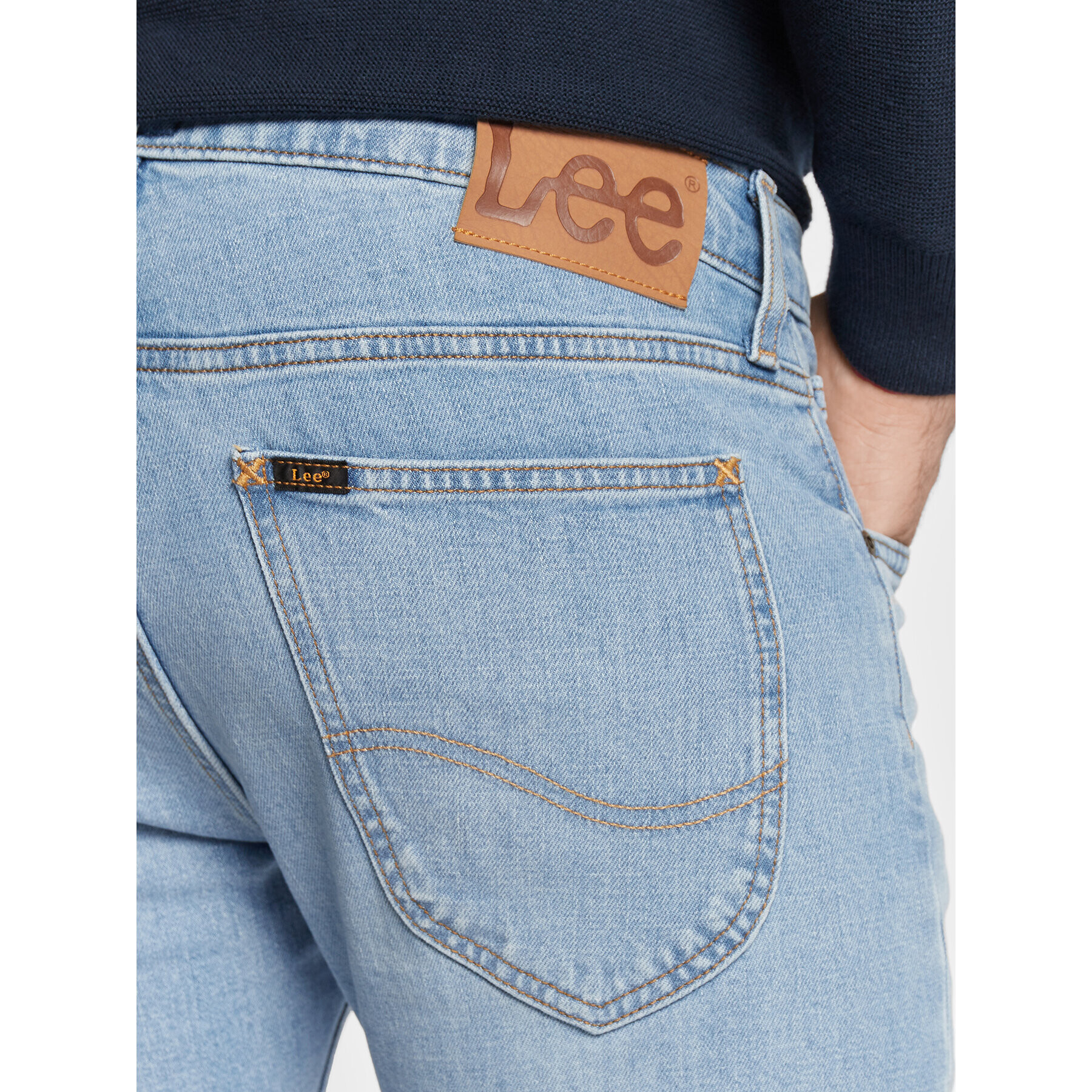 Lee Дънки Luke L719PLEB Син Slim Fit - Pepit.bg