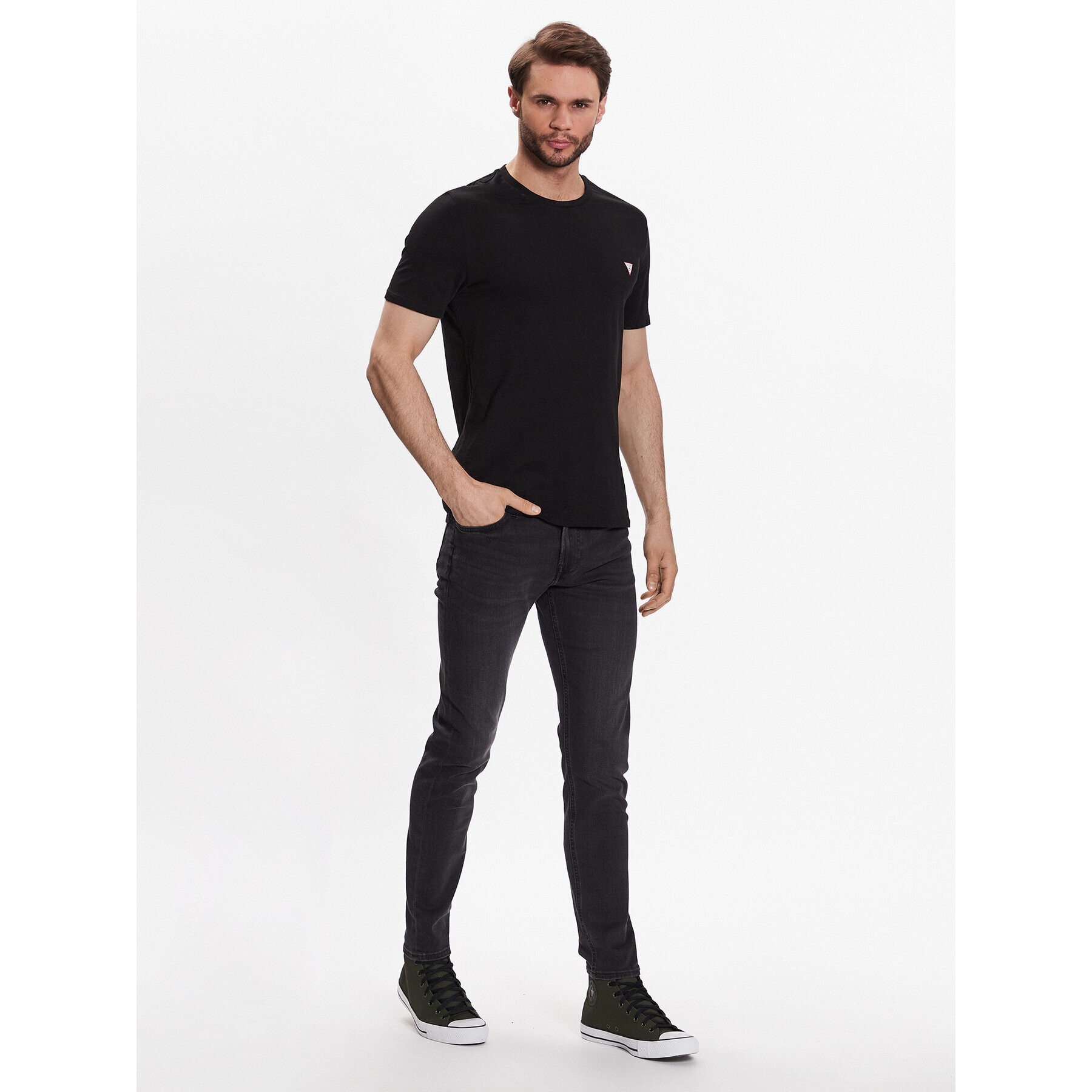 Lee Дънки Malone L736YGB77 Черен Skinny Fit - Pepit.bg
