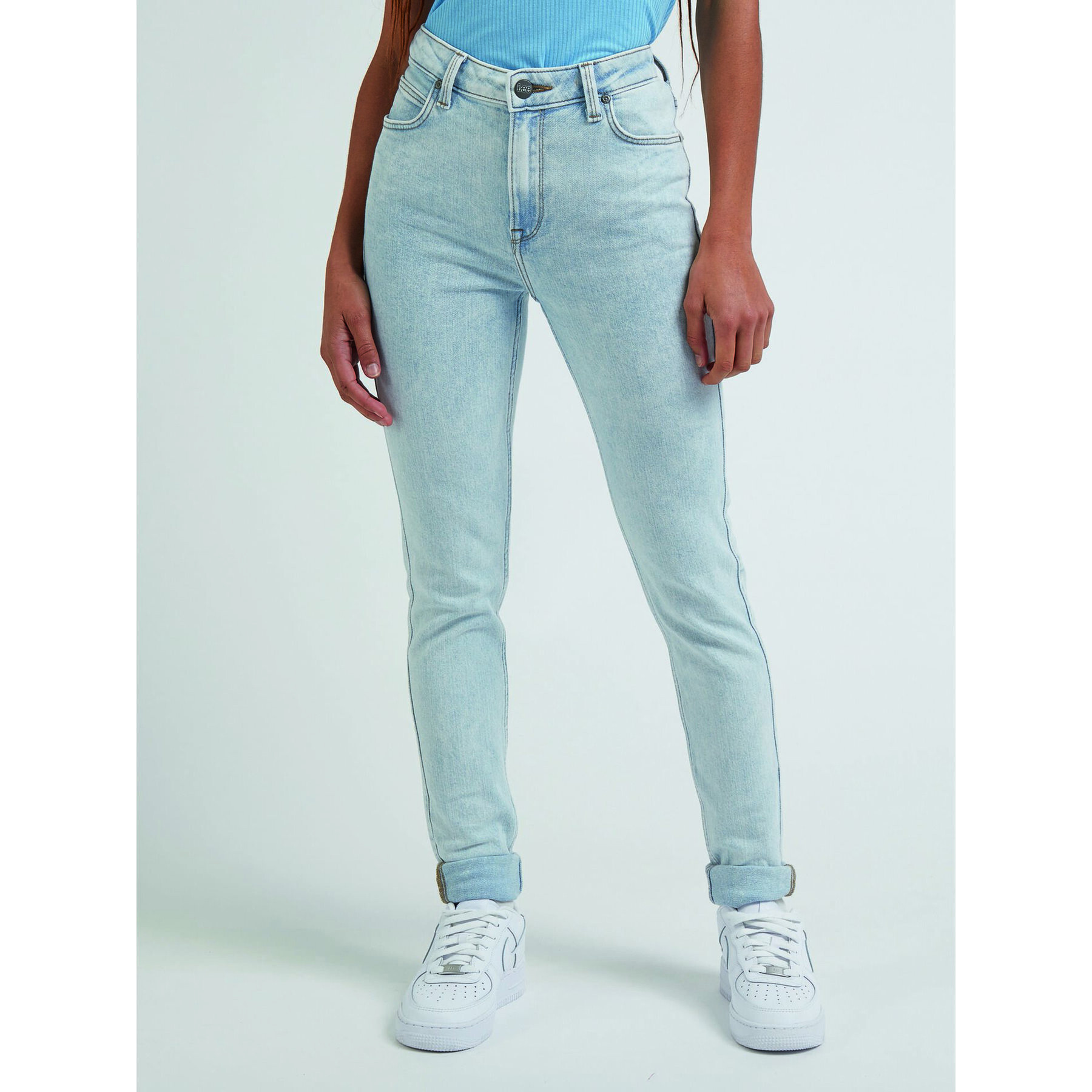 Lee Дънки Scarlett High L626GWC36 Син Skinny Fit - Pepit.bg