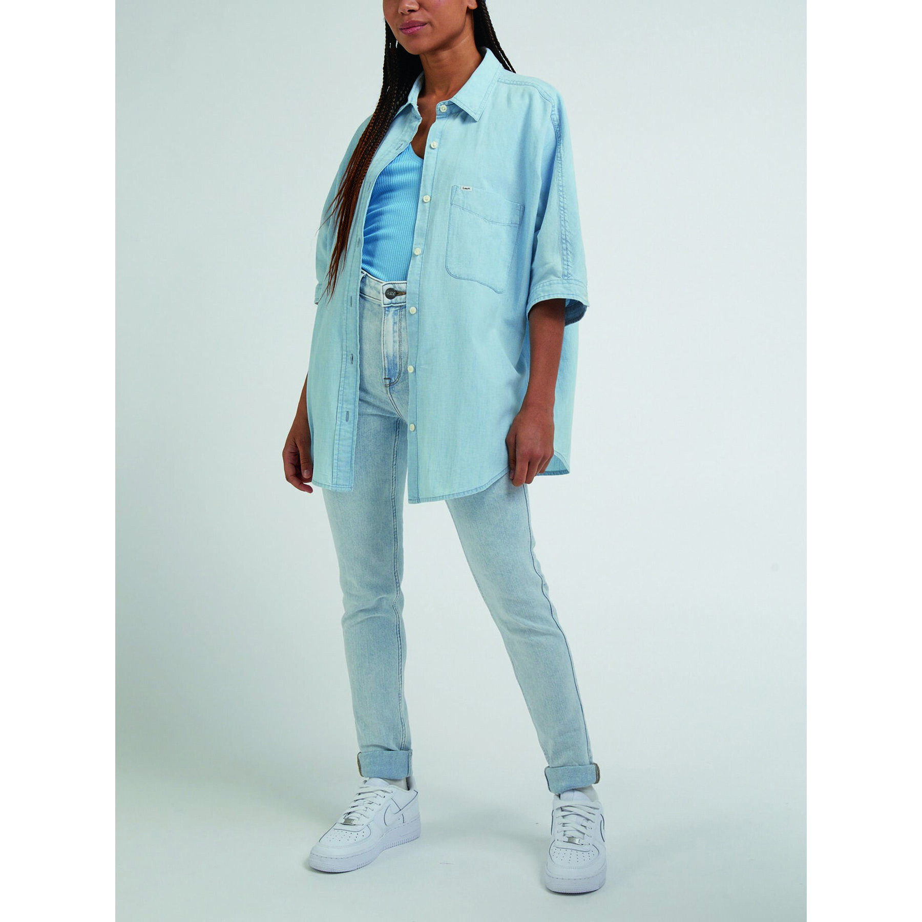 Lee Дънки Scarlett High L626GWC36 Син Skinny Fit - Pepit.bg