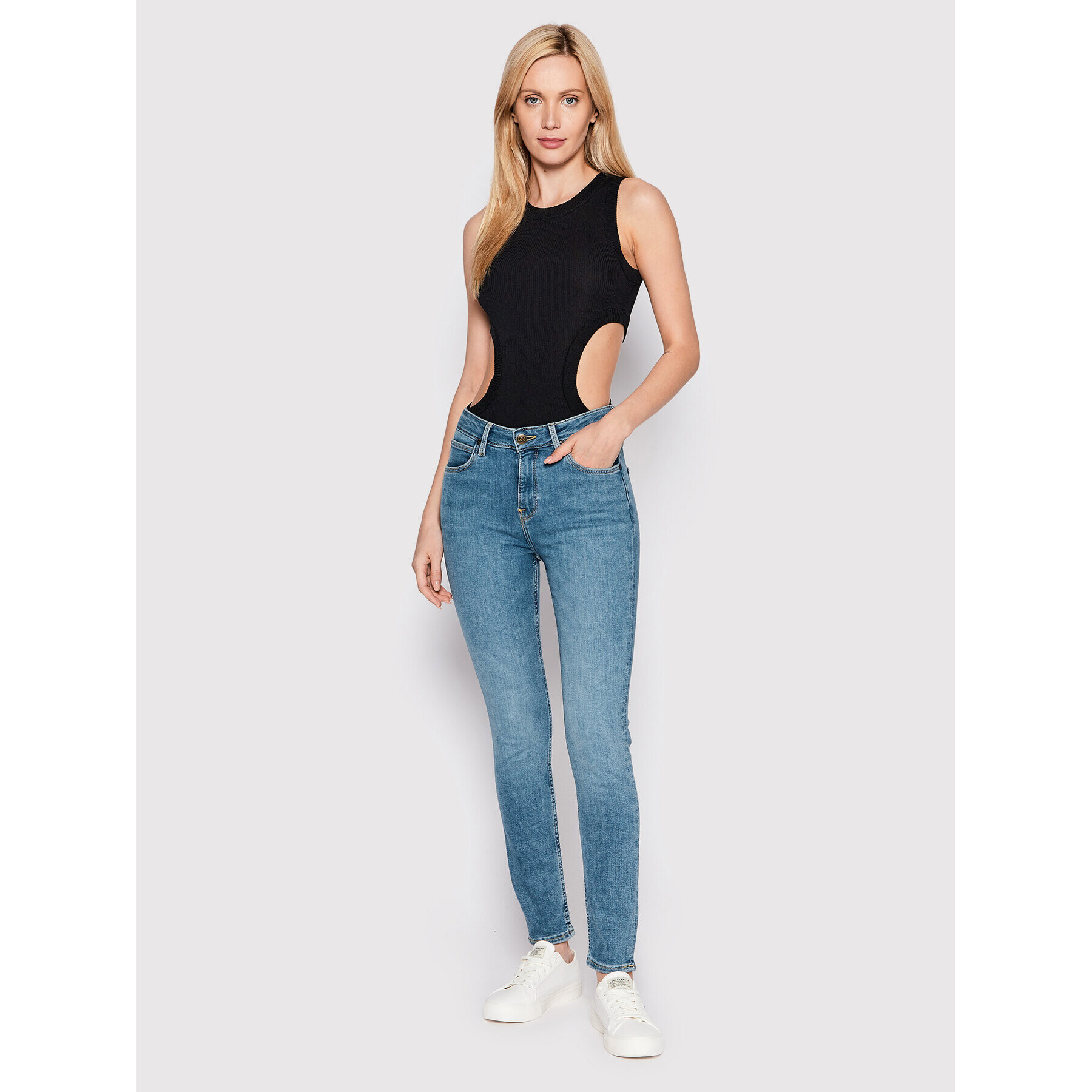 Lee Дънки Scarlett L626ERKJ Син Skinny Fit - Pepit.bg