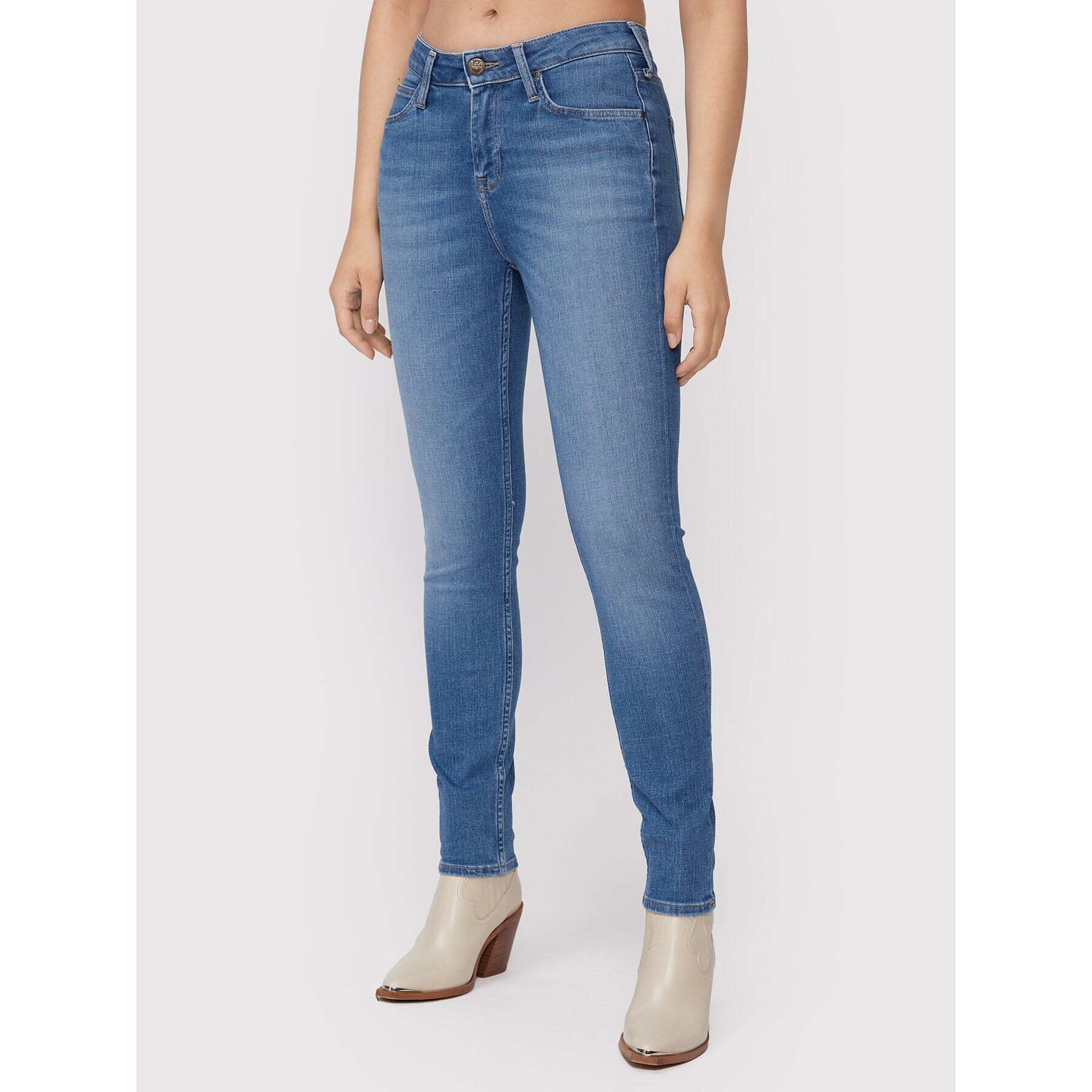 Lee Дънки Scarlett L626ROEU Син Skinny Fit - Pepit.bg