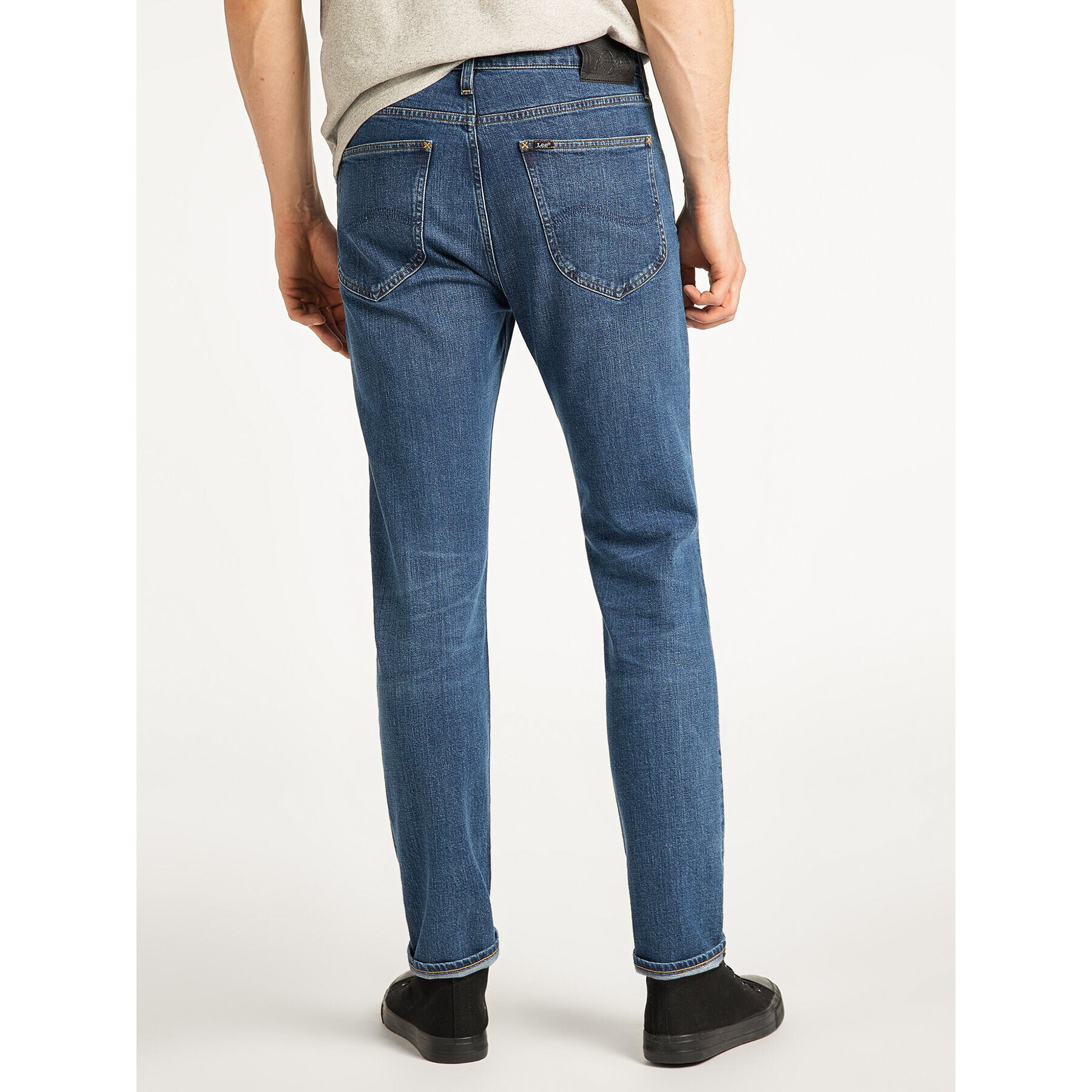 Lee Дънки тип Regular Fit Austin L733KNEQ Тъмносин Regular Fit - Pepit.bg