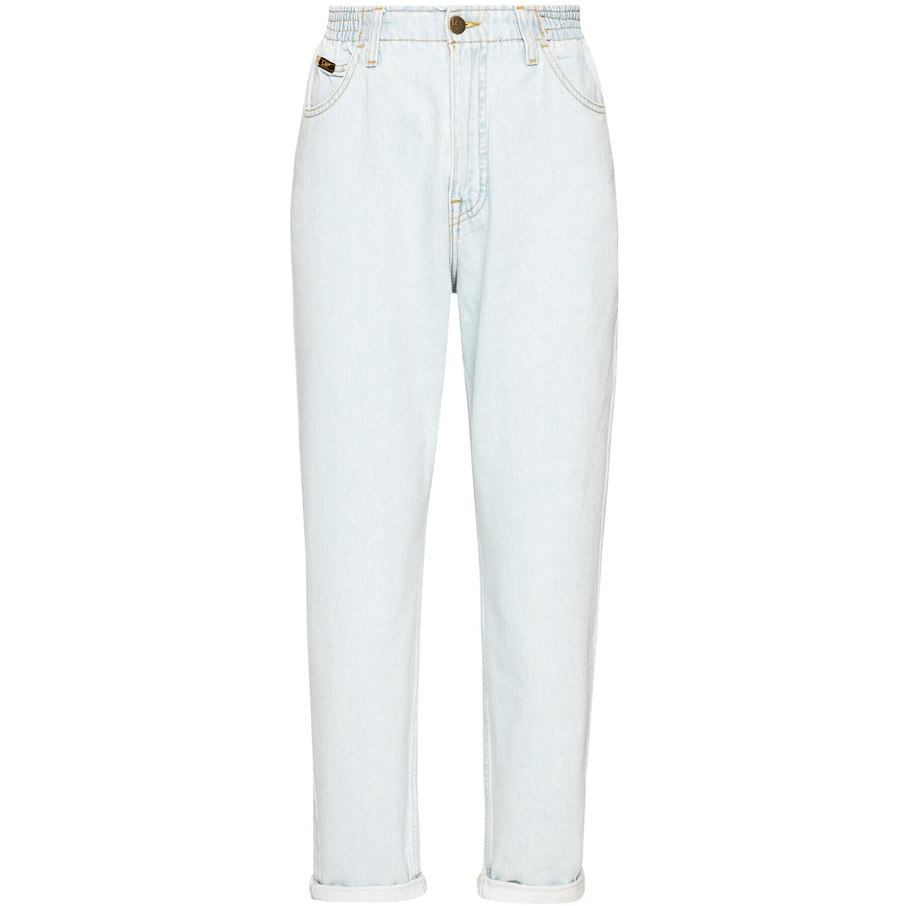 Lee Дънки тип Regular Fit Elasticated Mom L30MGGQB Син Regular Fit - Pepit.bg