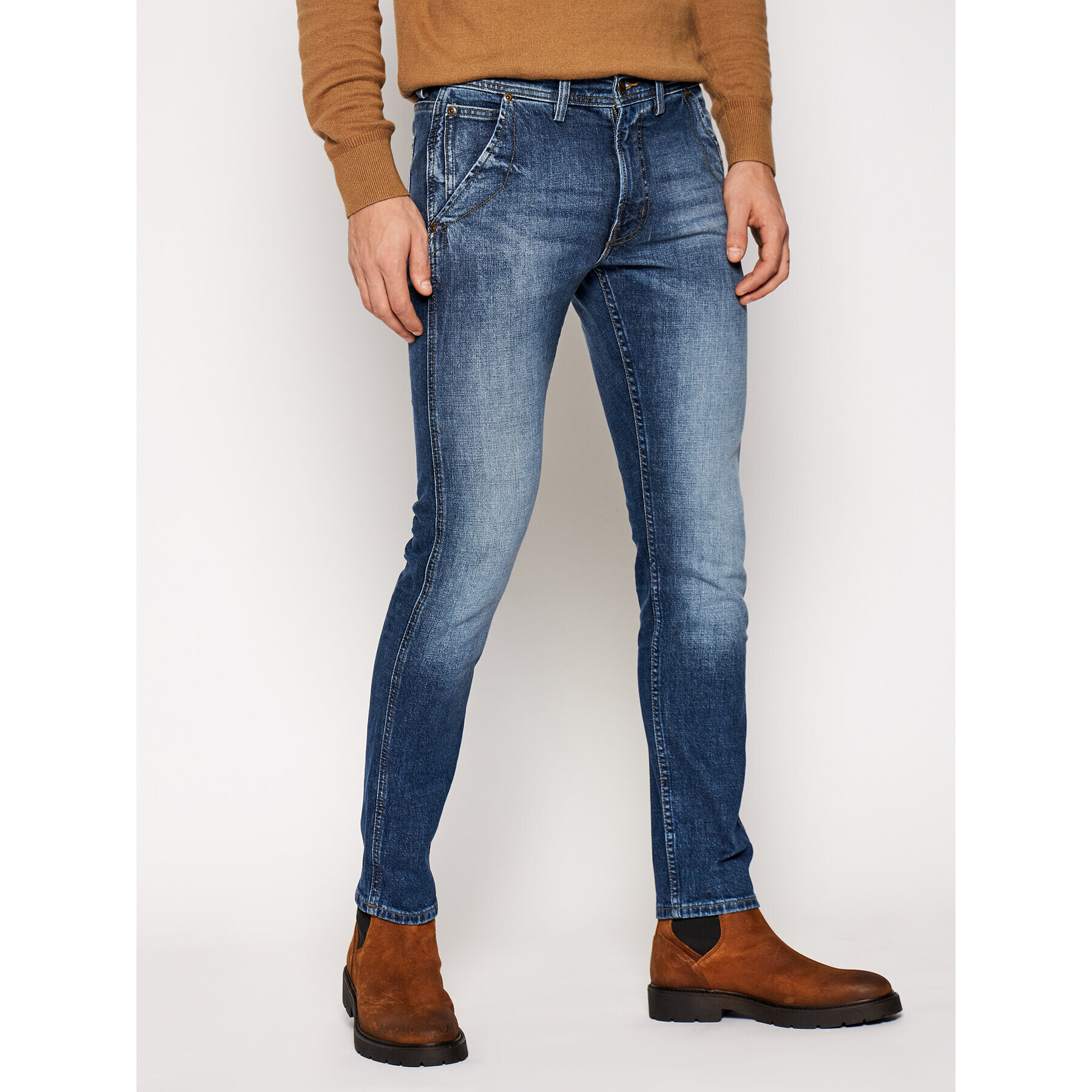 Lee Дънки тип Slim Fit Luke L70NPLMK Тъмносин Slim Fit - Pepit.bg