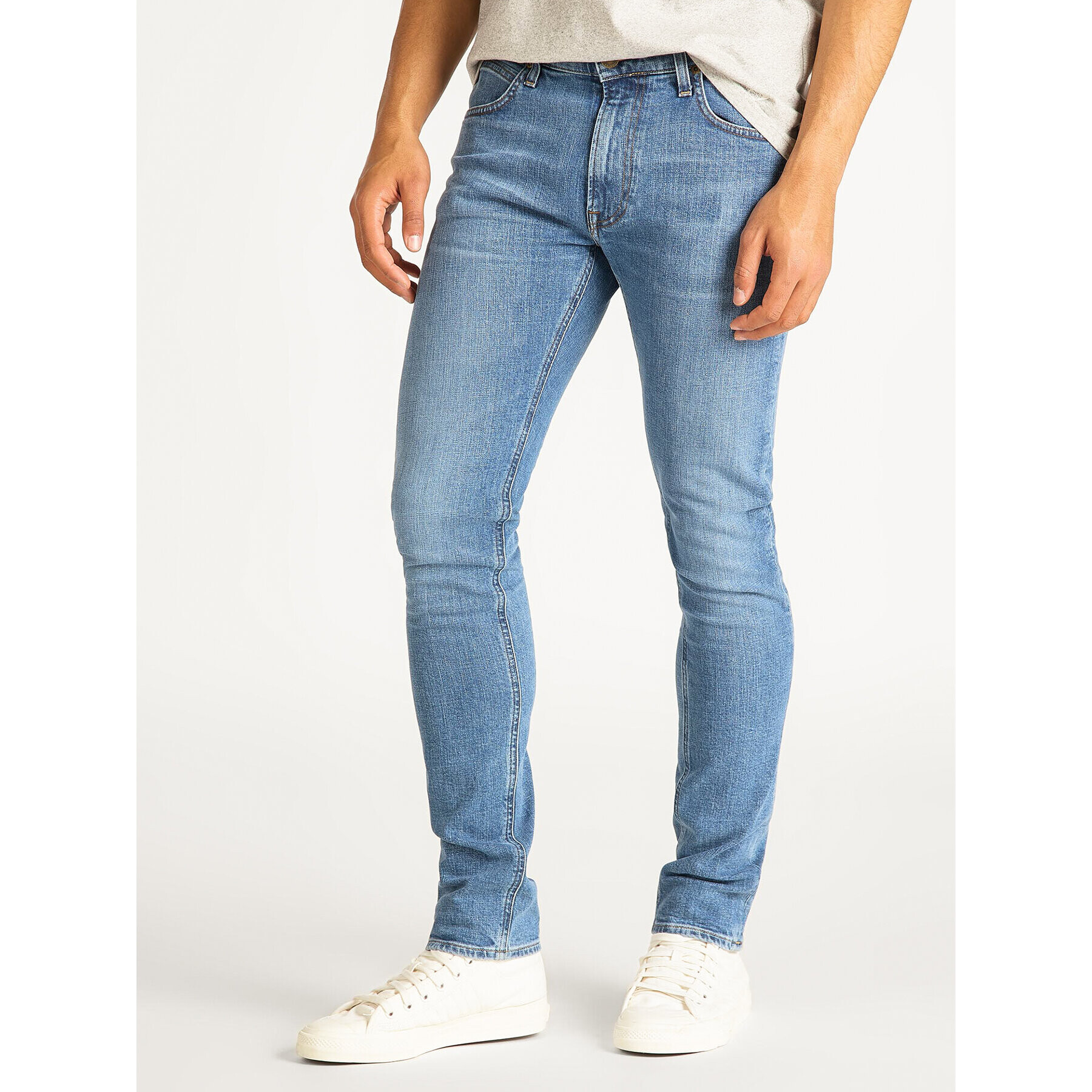 Lee Дънки тип Slim Fit Luke L719KNER Тъмносин Slim Fit - Pepit.bg