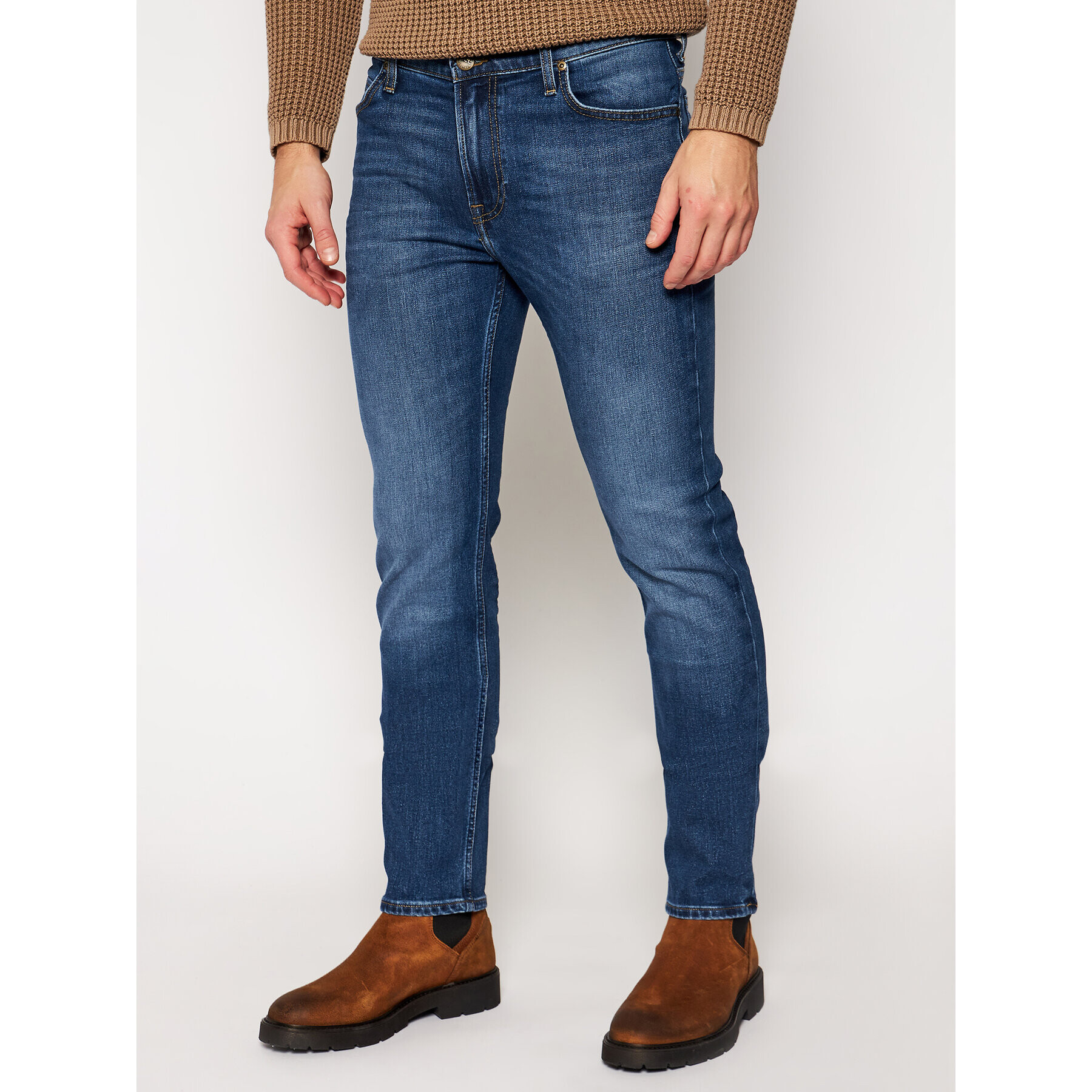 Lee Дънки тип Slim Fit Rider L701DHLL Син Slim Fit - Pepit.bg