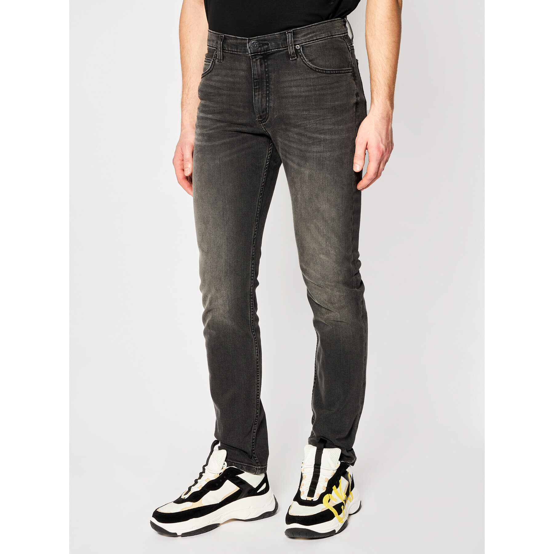 Lee Дънки тип Slim Fit Rider L701IZDT Сив Slim Fit - Pepit.bg
