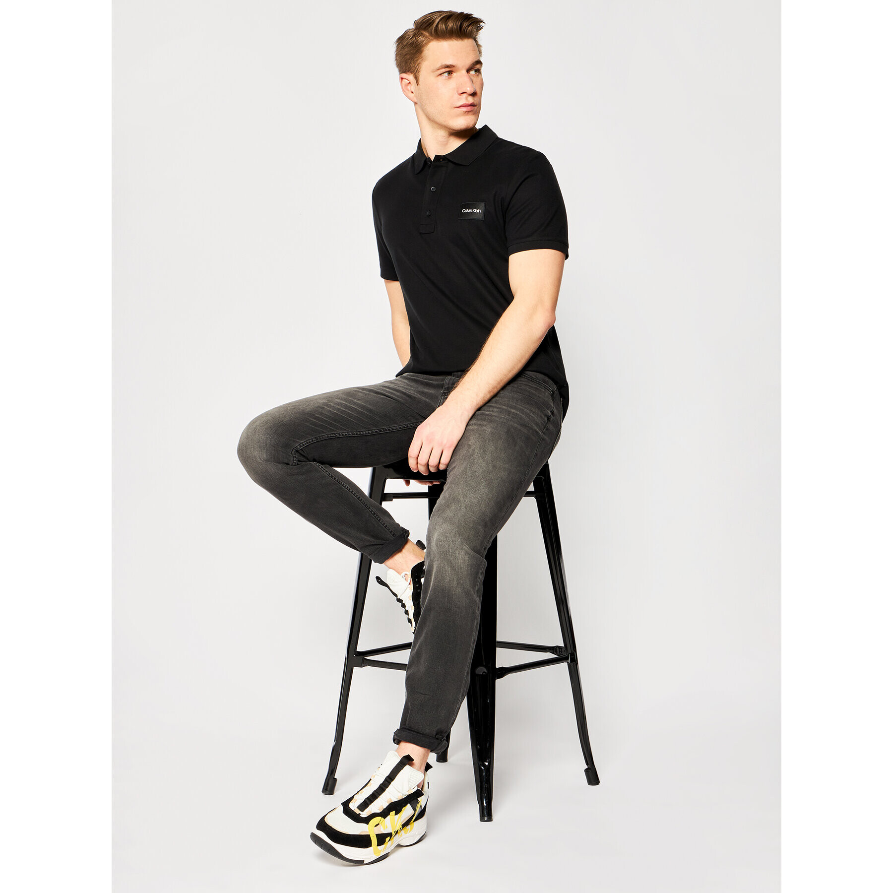 Lee Дънки тип Slim Fit Rider L701IZDT Сив Slim Fit - Pepit.bg