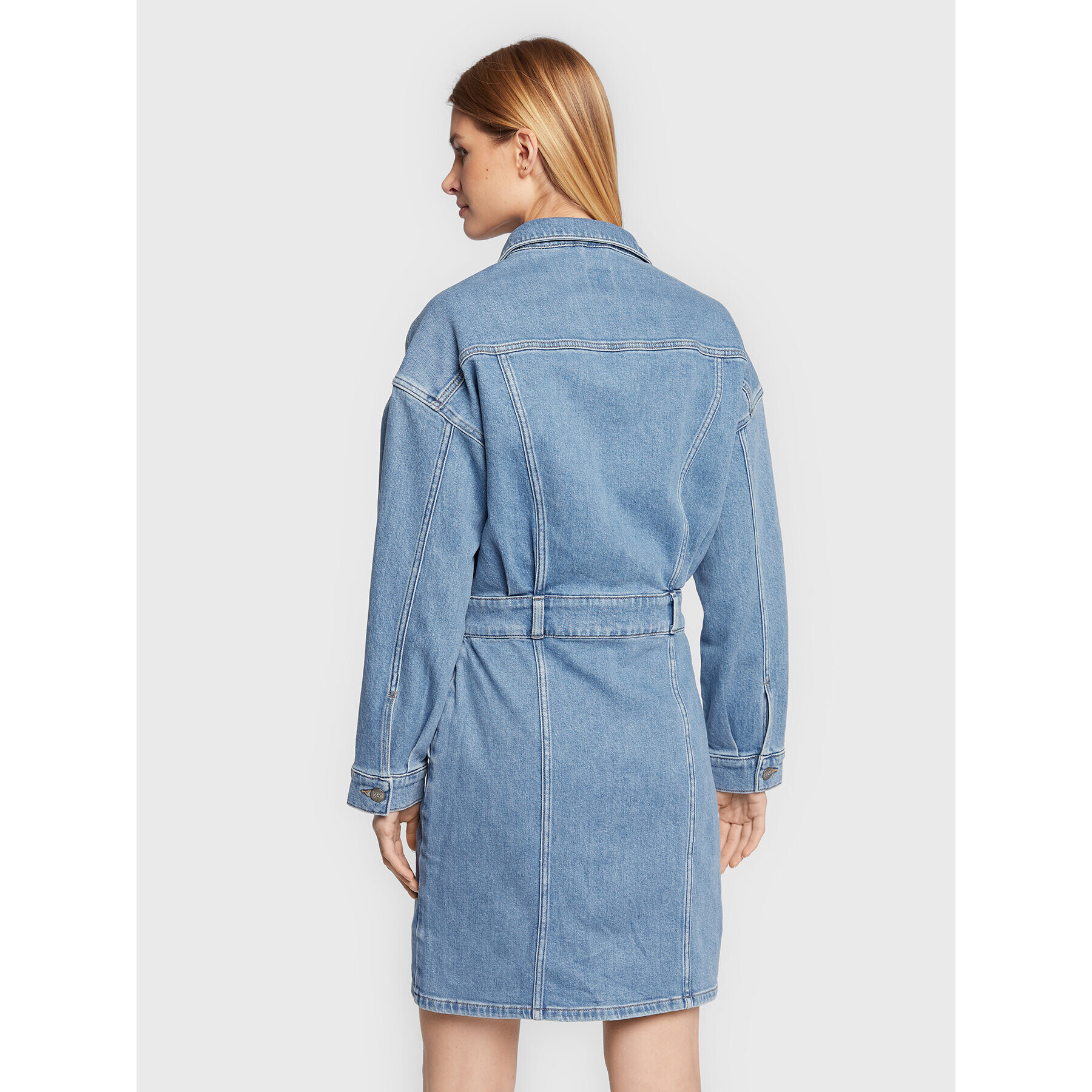 Lee Дънкова рокля Button Down L50XBTZC 112322246 Син Regular Fit - Pepit.bg