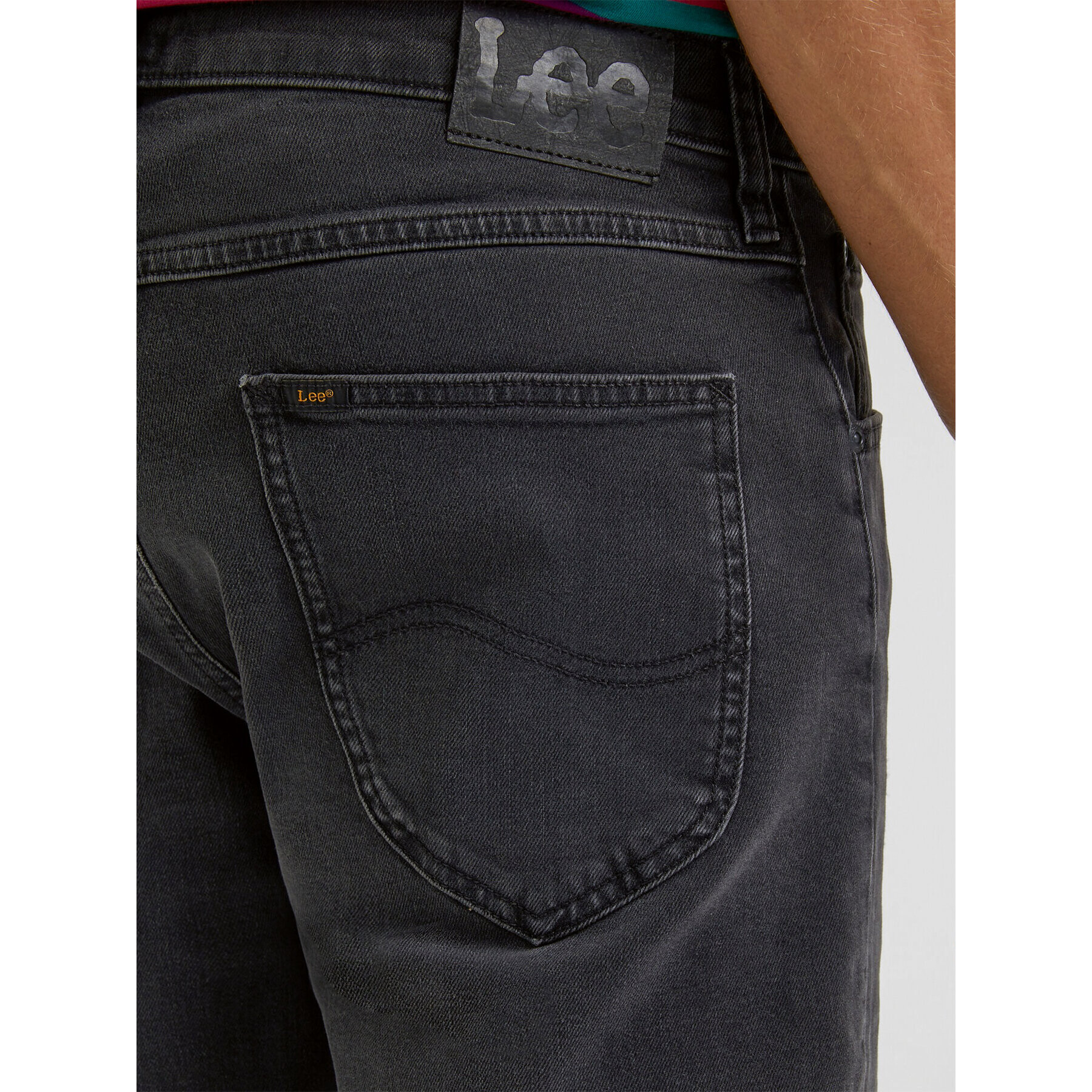 Lee Дънкови шорти 5 Pocket L73MADB79 Черен Regular Fit - Pepit.bg