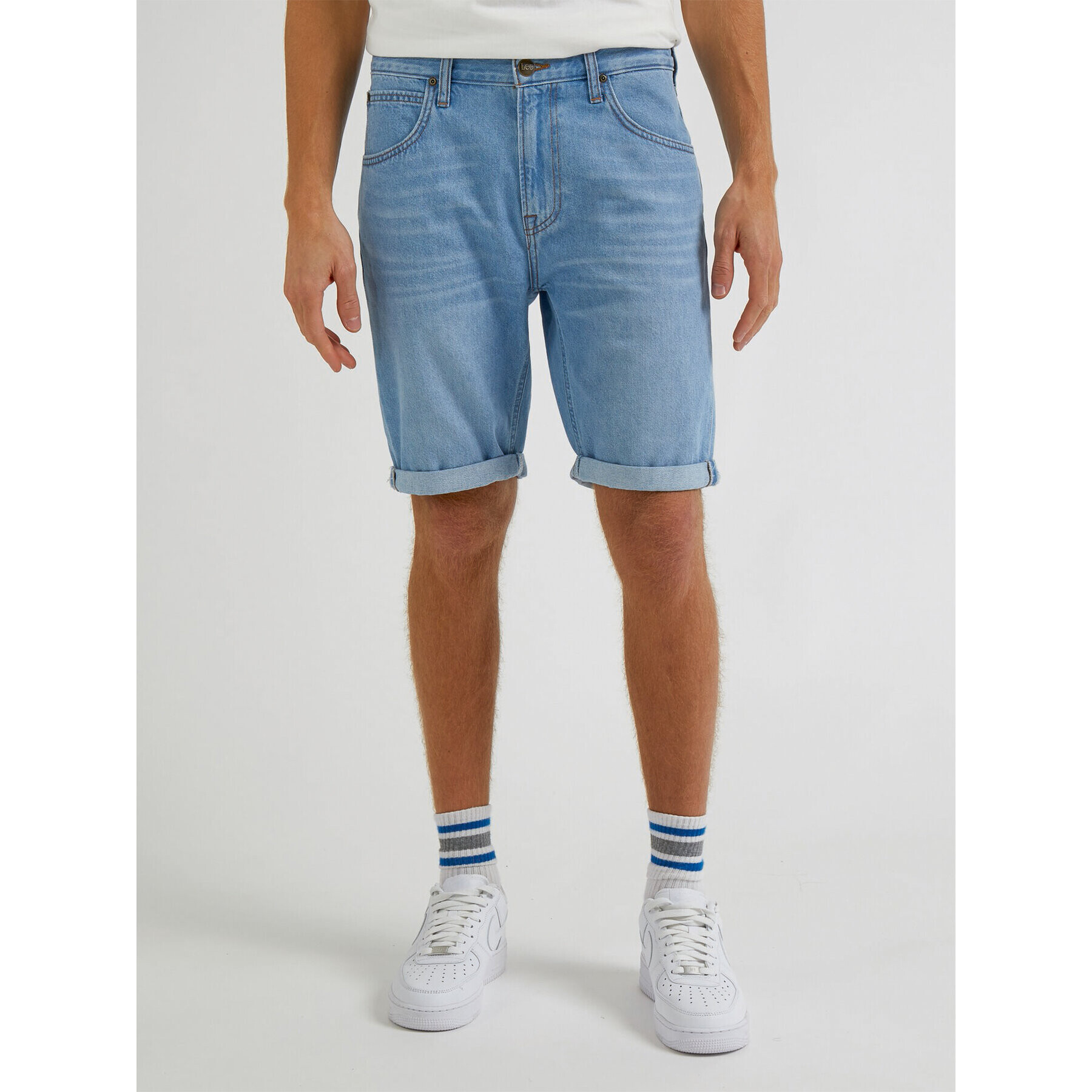 Lee Дънкови шорти 5 Pocket L73MHVB71 Син Regular Fit - Pepit.bg