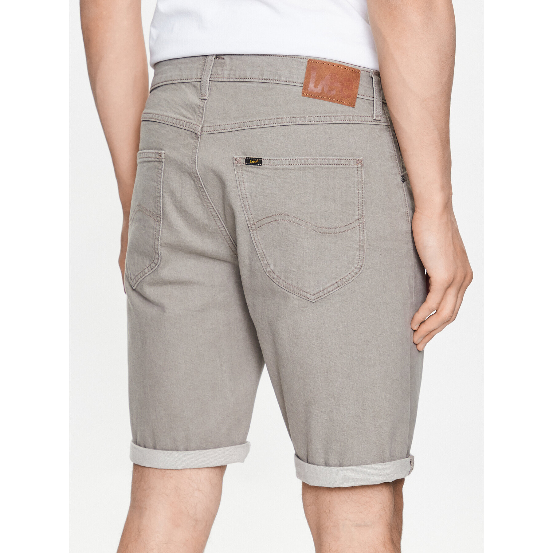 Lee Дънкови шорти 5 Pocket L73MKMC62 Бежов Regular Fit - Pepit.bg