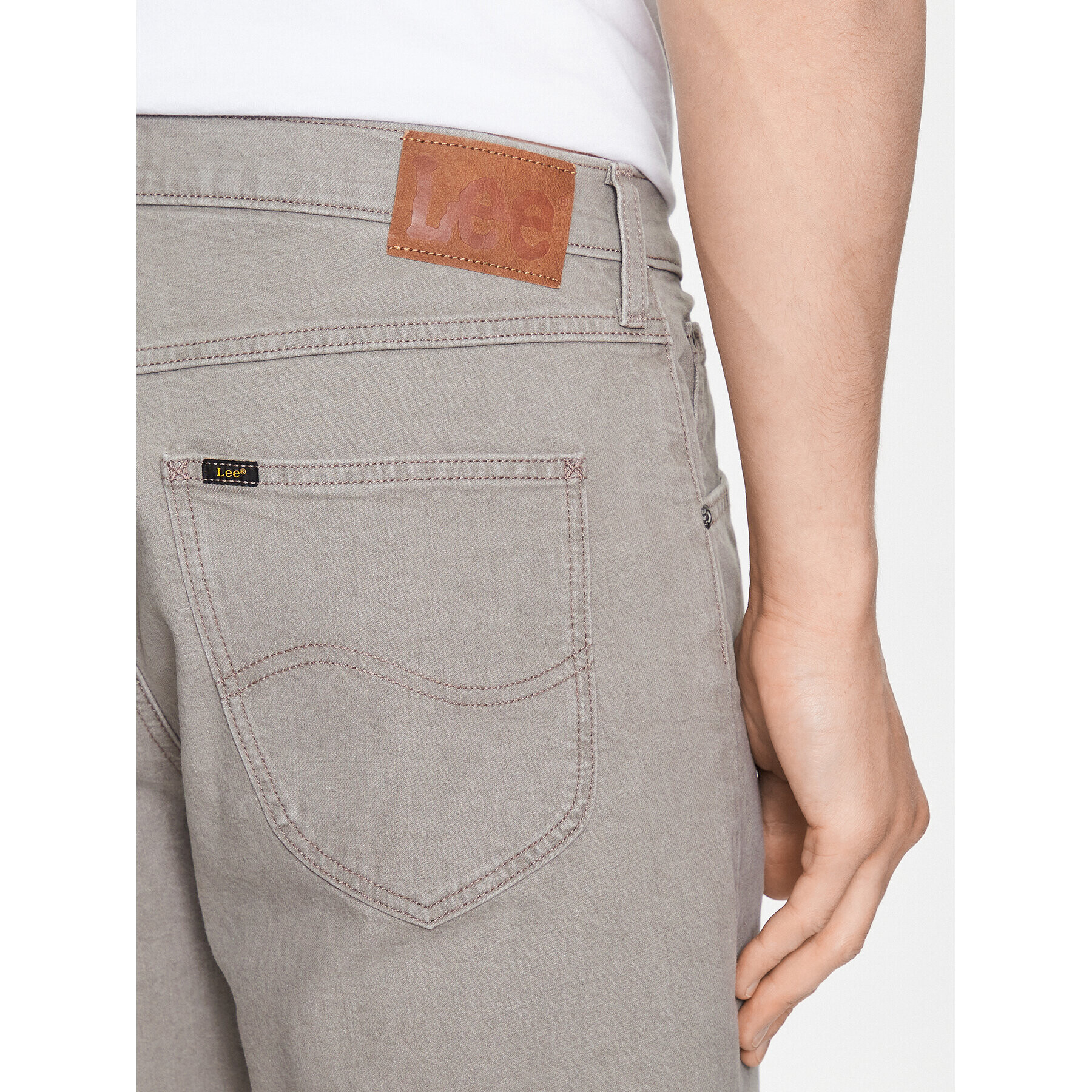 Lee Дънкови шорти 5 Pocket L73MKMC62 Бежов Regular Fit - Pepit.bg