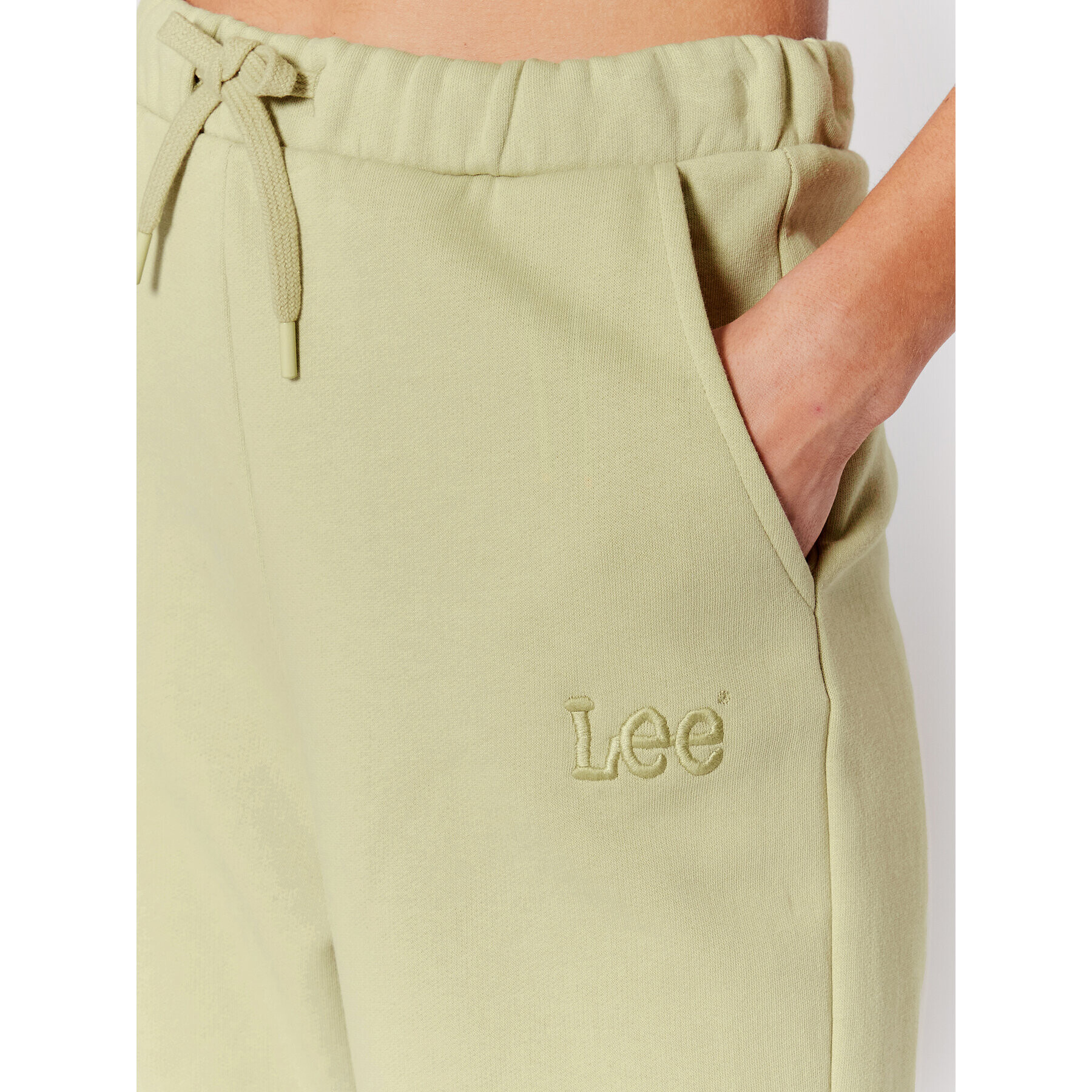 Lee Долнище анцуг L32MRYUM Зелен Relaxed Fit - Pepit.bg