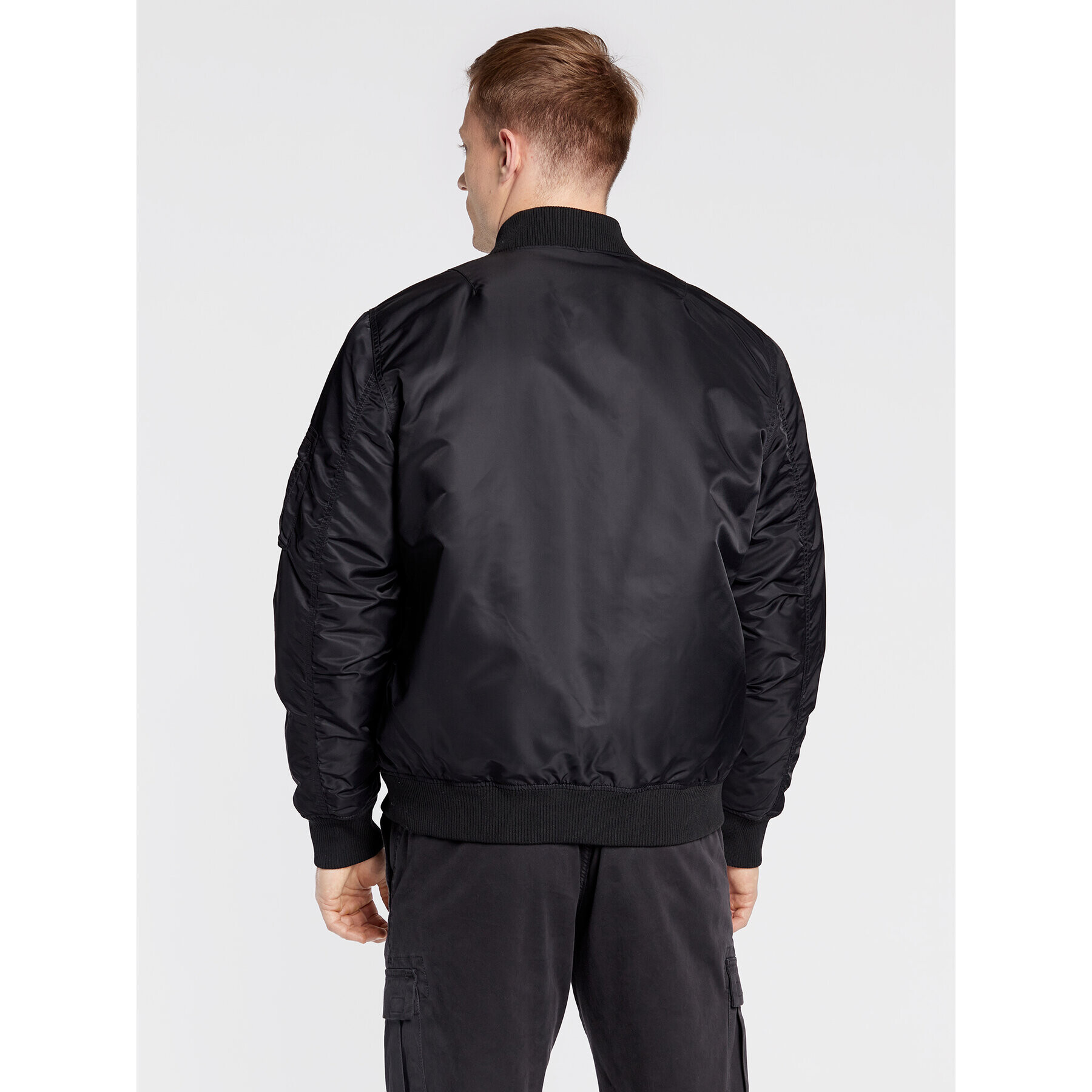 Lee Яке бомбър Bomber L87GOS01 112321553 Черен Regular Fit - Pepit.bg