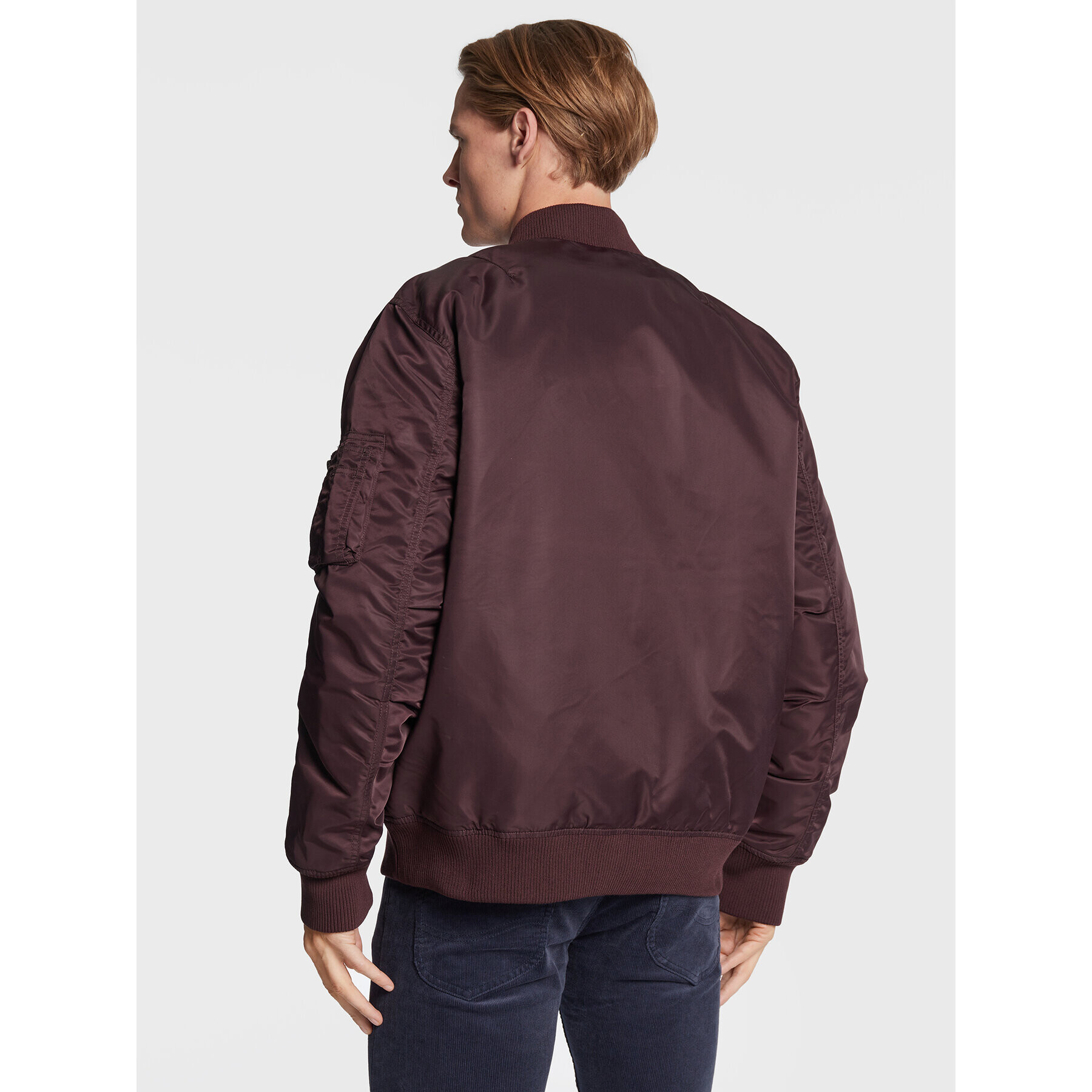 Lee Яке бомбър L87GOS74 Бордо Regular Fit - Pepit.bg