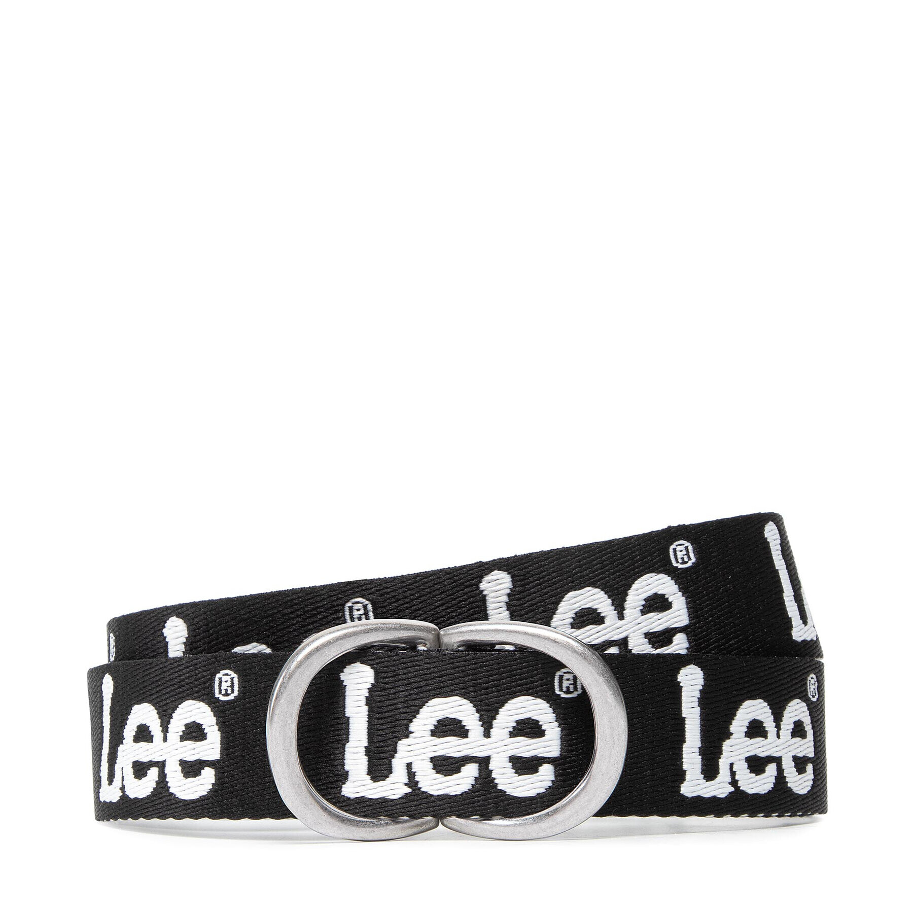 Lee Мъжки колан Logo Belt LA782001 Черен - Pepit.bg