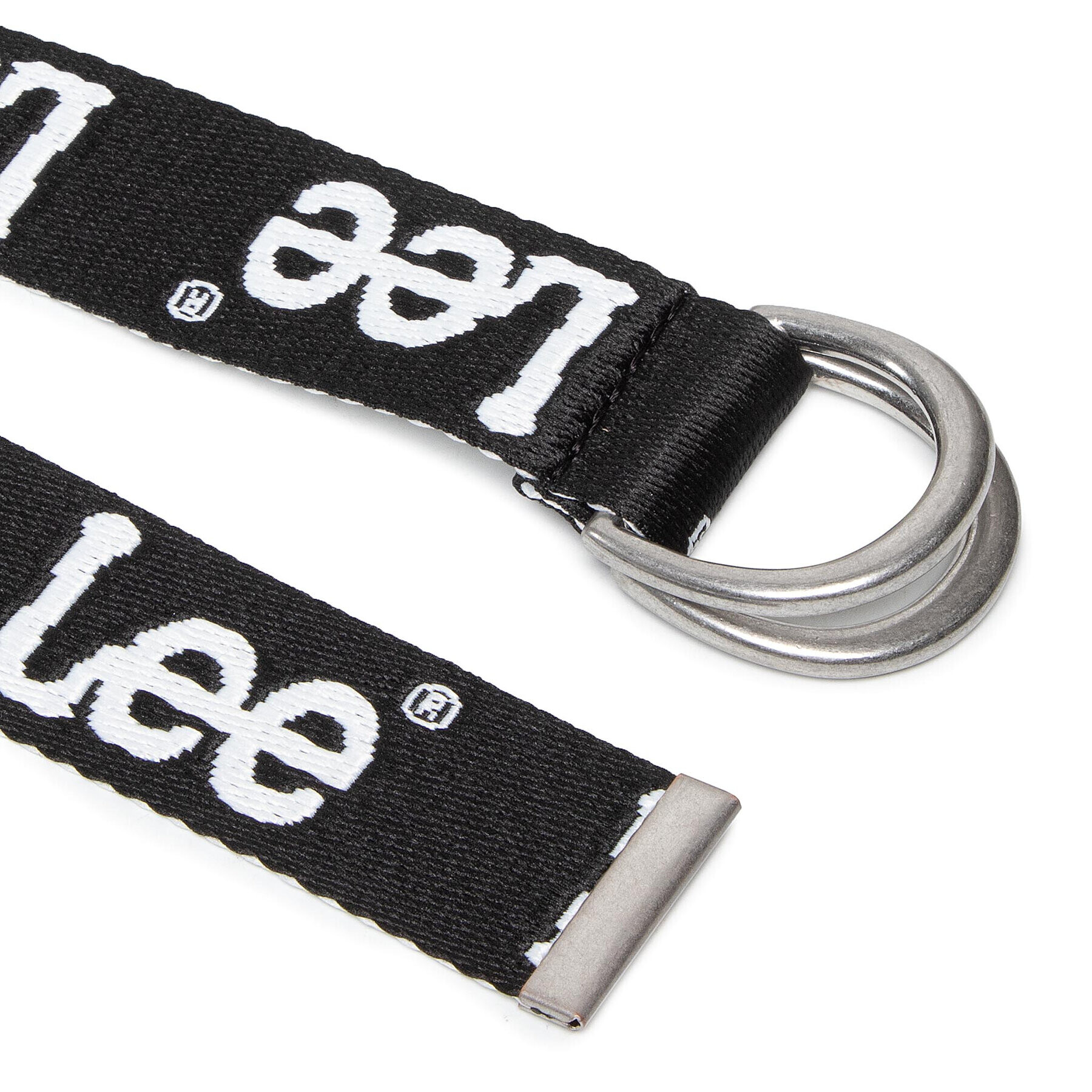 Lee Мъжки колан Logo Belt LA782001 Черен - Pepit.bg