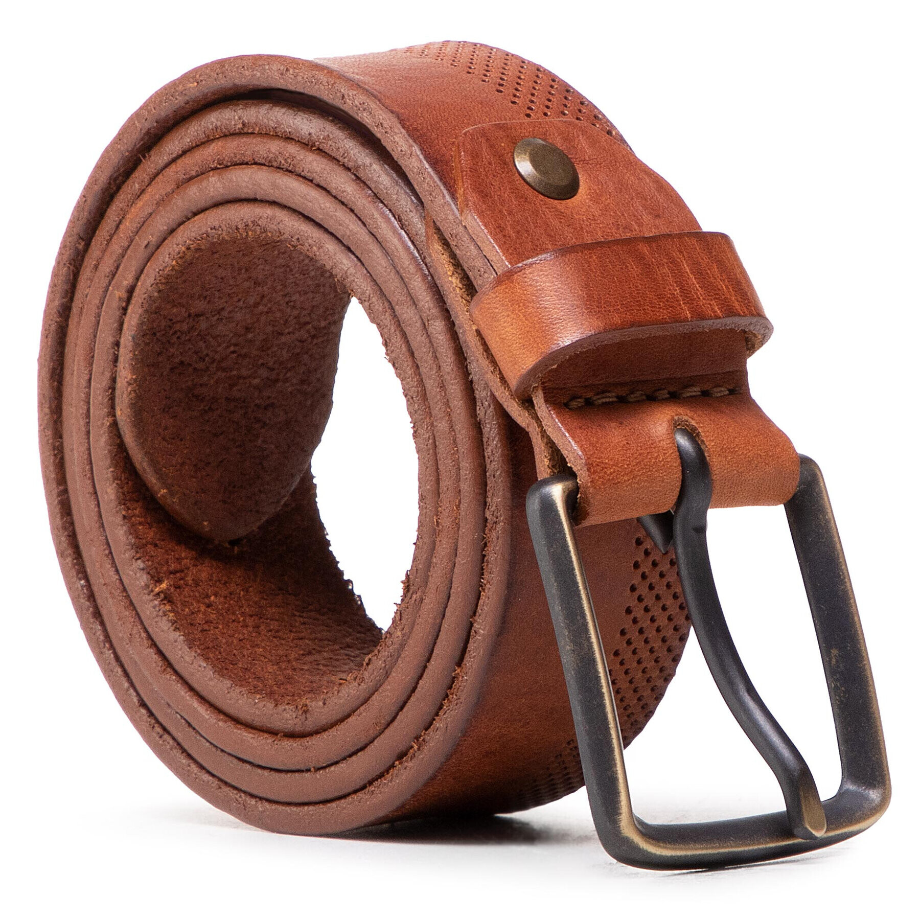 Lee Мъжки колан Structure Belt LG235080 Кафяв - Pepit.bg