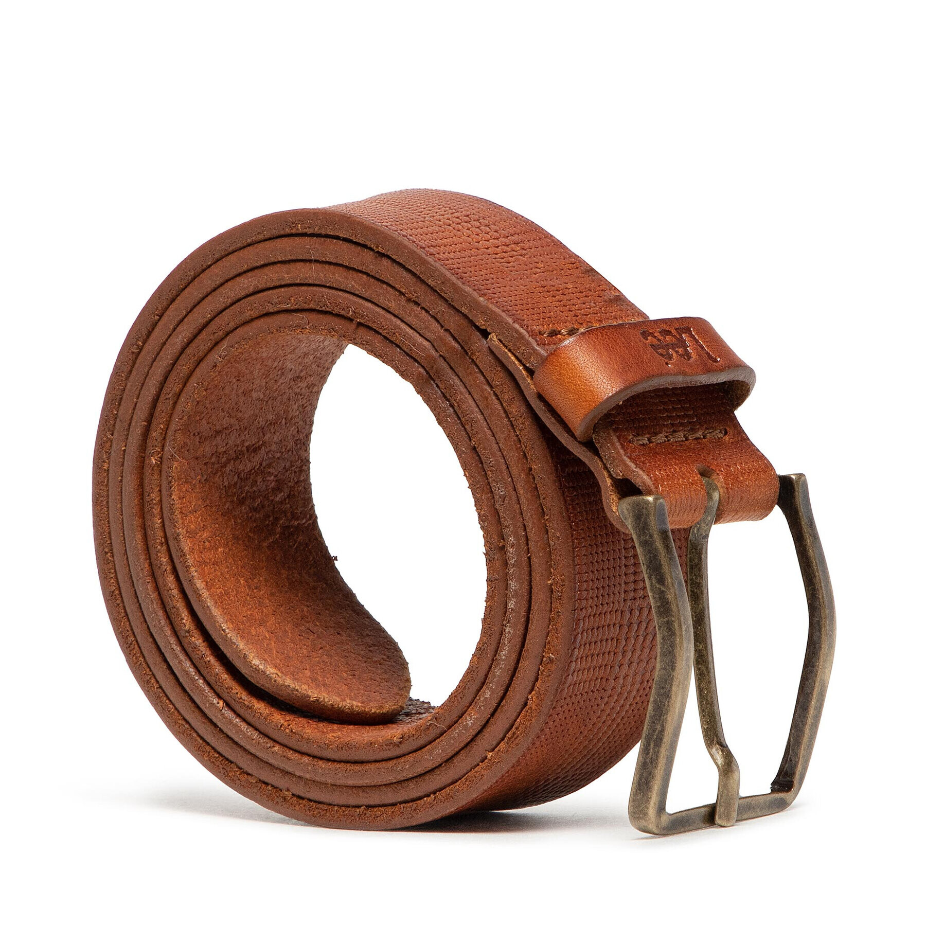 Lee Мъжки колан Structured Belt LK015080 Кафяв - Pepit.bg