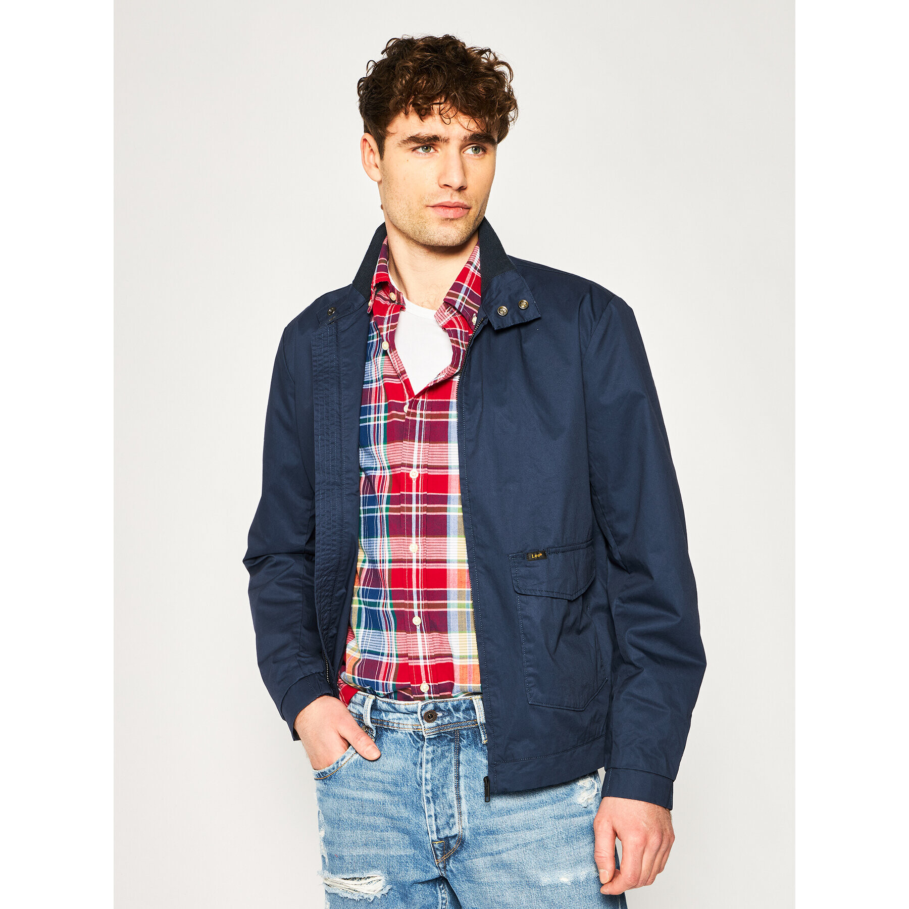 Lee Преходно яке Harrington L88TCR35 Тъмносин Regular Fit - Pepit.bg