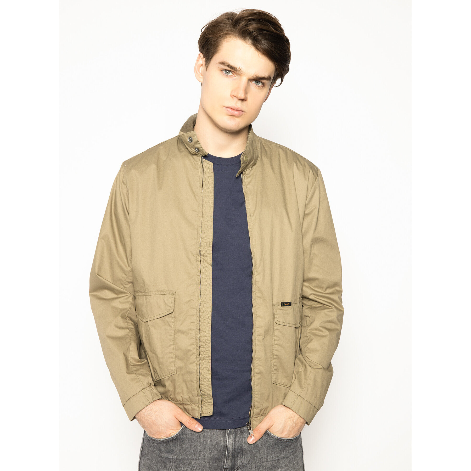 Lee Преходно яке Harrington L88TCRNG Зелен Regular Fit - Pepit.bg