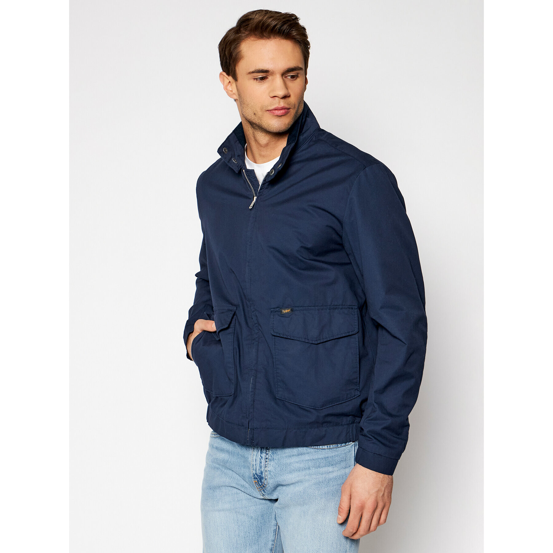 Lee Преходно яке Harrington L88TKE35 Тъмносин Regular Fit - Pepit.bg
