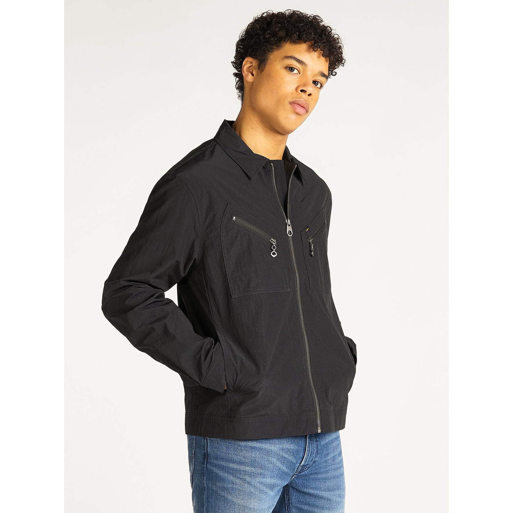Lee Преходно яке Technical L191 L88QCX01 Черен Regular Fit - Pepit.bg