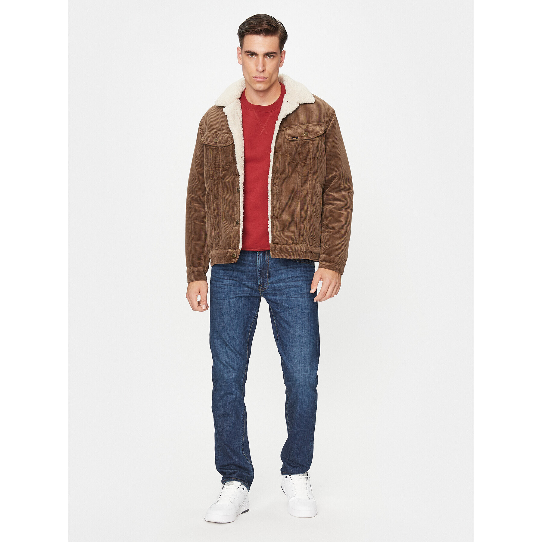 Lee Преходно яке 112341642 Кафяв Regular Fit - Pepit.bg