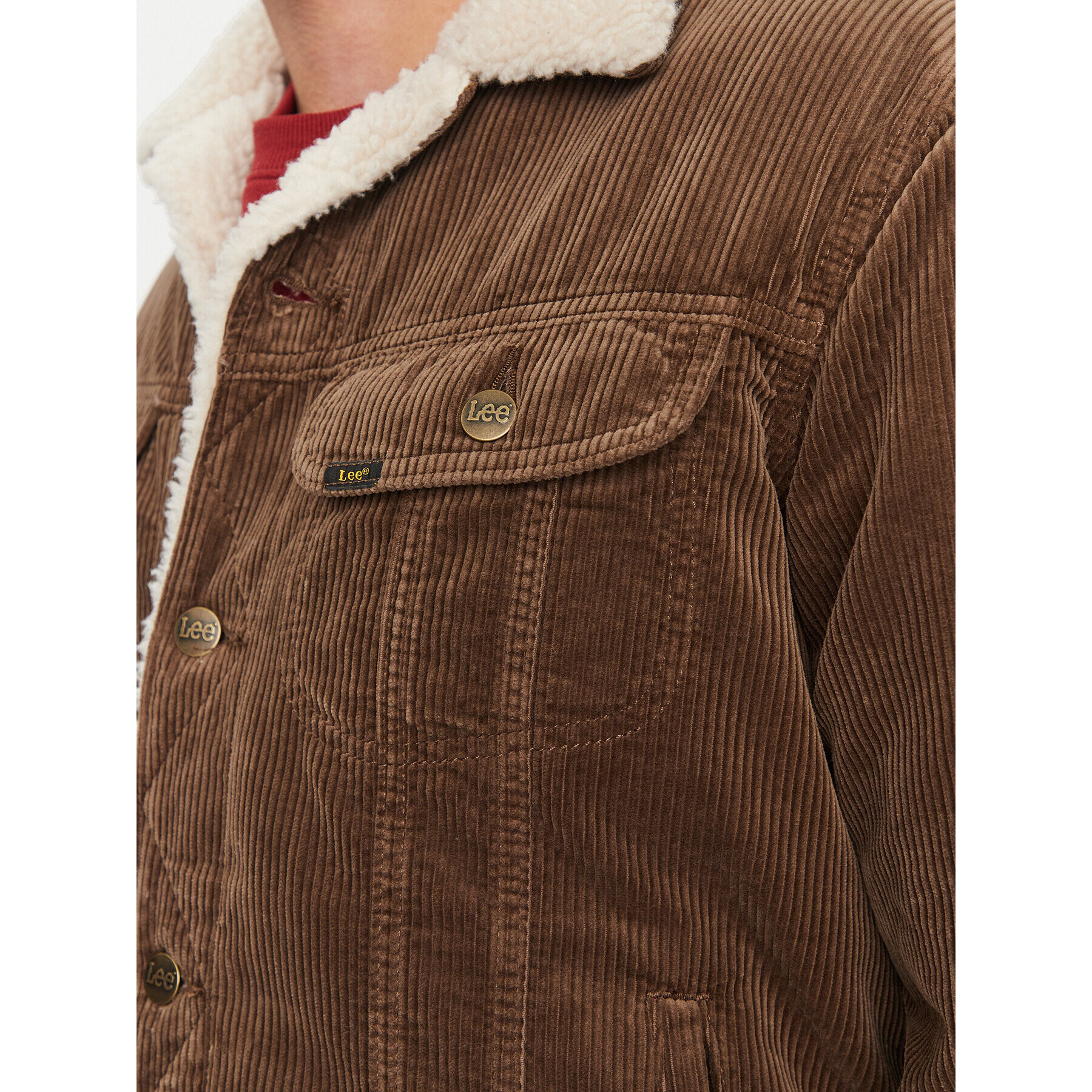 Lee Преходно яке 112341642 Кафяв Regular Fit - Pepit.bg