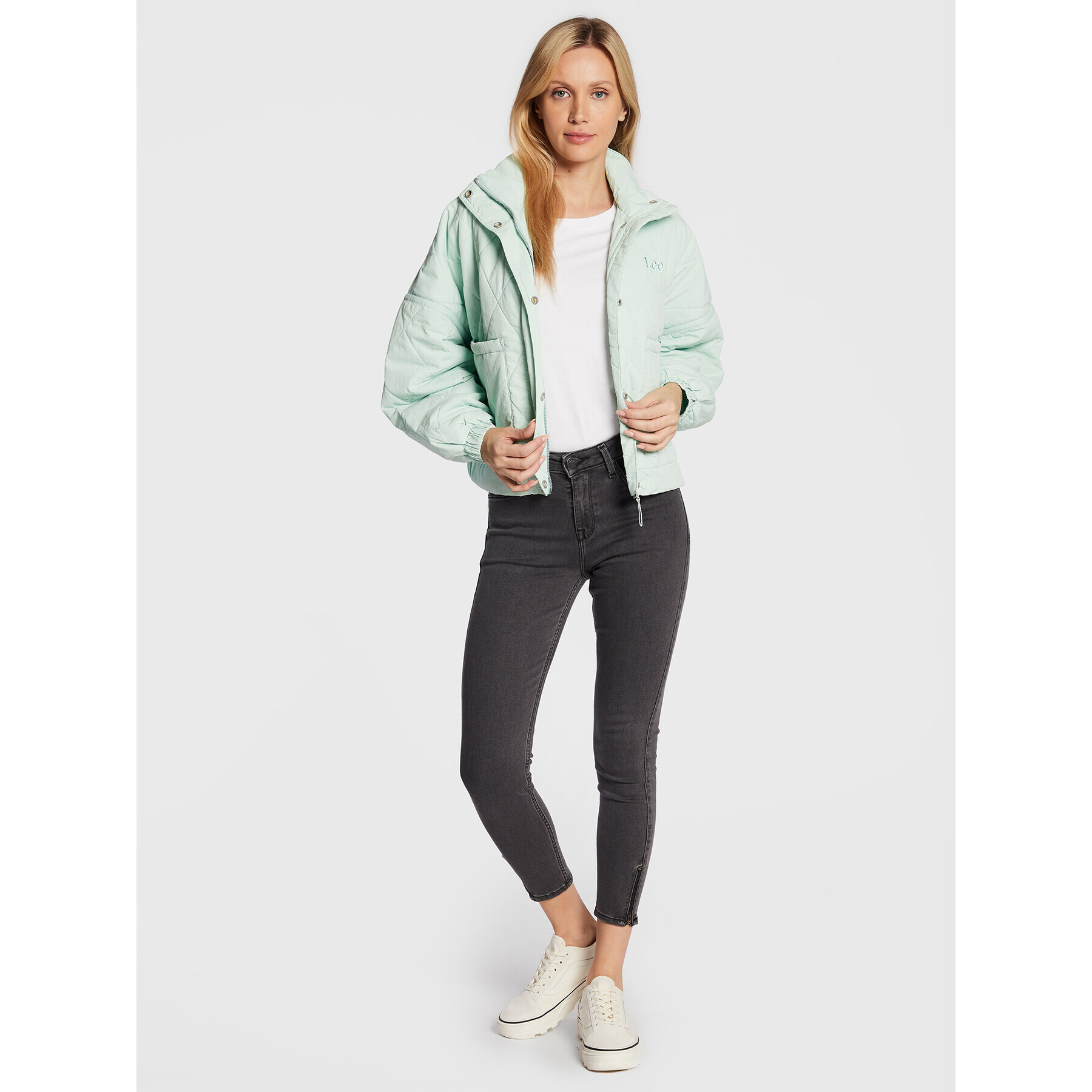 Lee Преходно яке Light Layer L55FEW40 Зелен Regular Fit - Pepit.bg