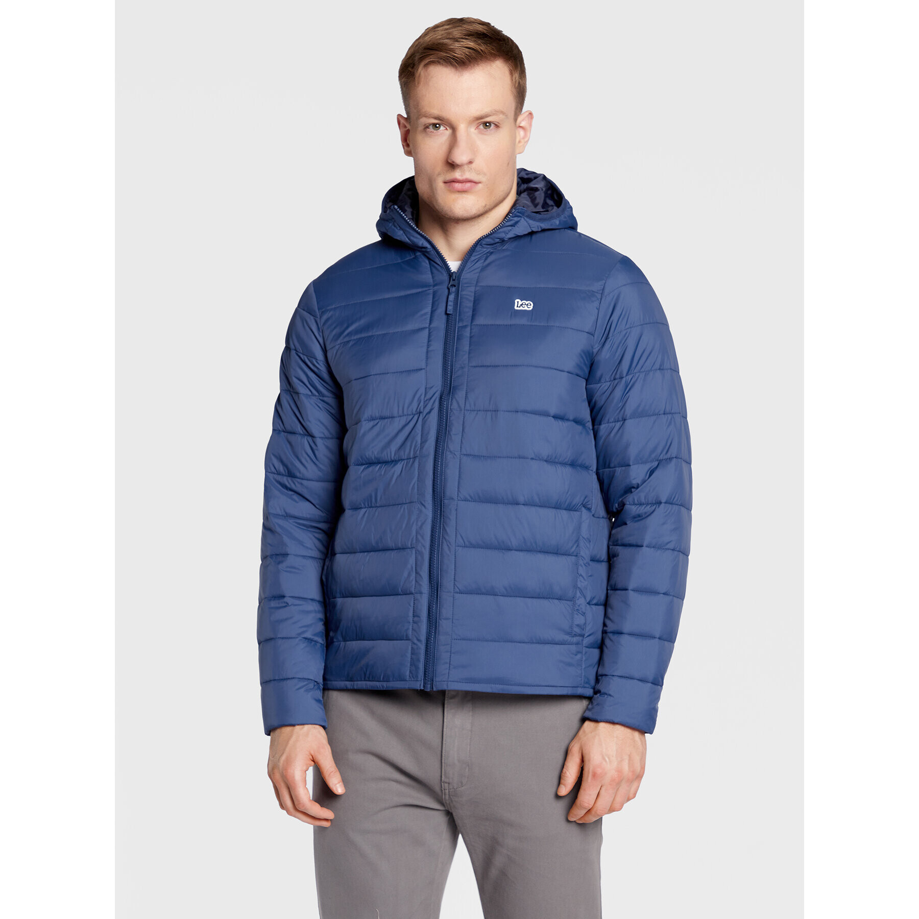 Lee Пухено яке Light Puffer L87HSZ54 112321560 Тъмносин Regular Fit - Pepit.bg
