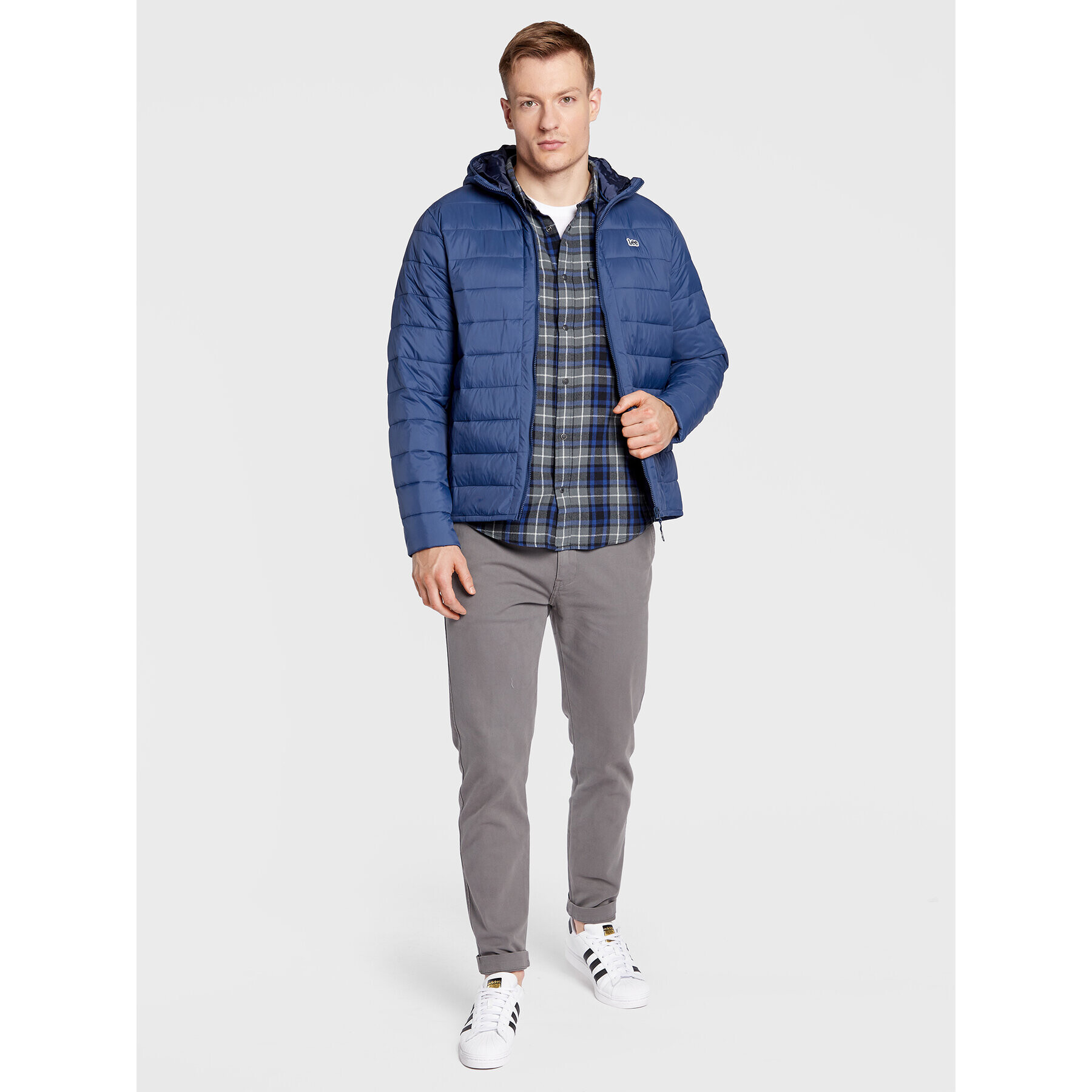 Lee Пухено яке Light Puffer L87HSZ54 112321560 Тъмносин Regular Fit - Pepit.bg