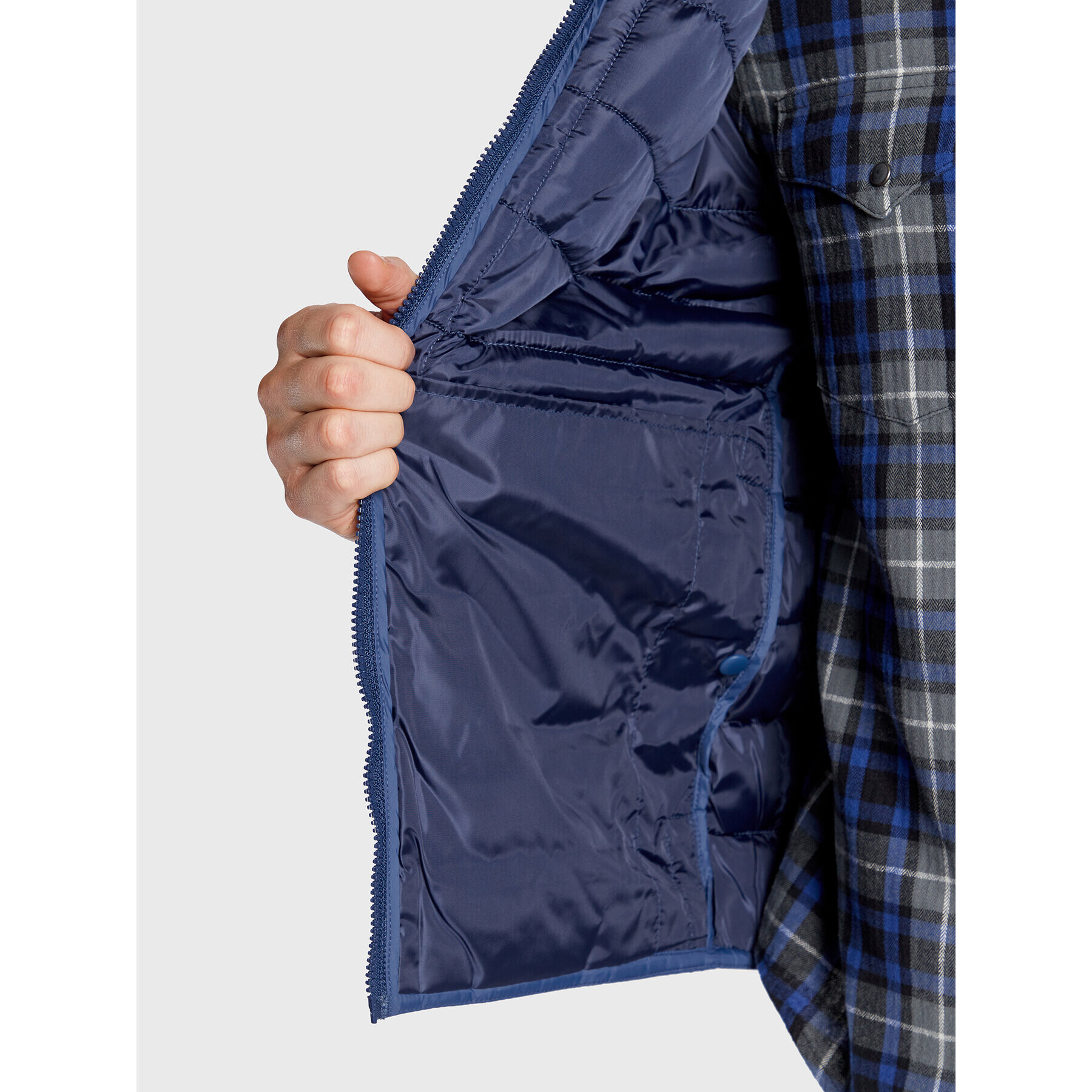 Lee Пухено яке Light Puffer L87HSZ54 112321560 Тъмносин Regular Fit - Pepit.bg
