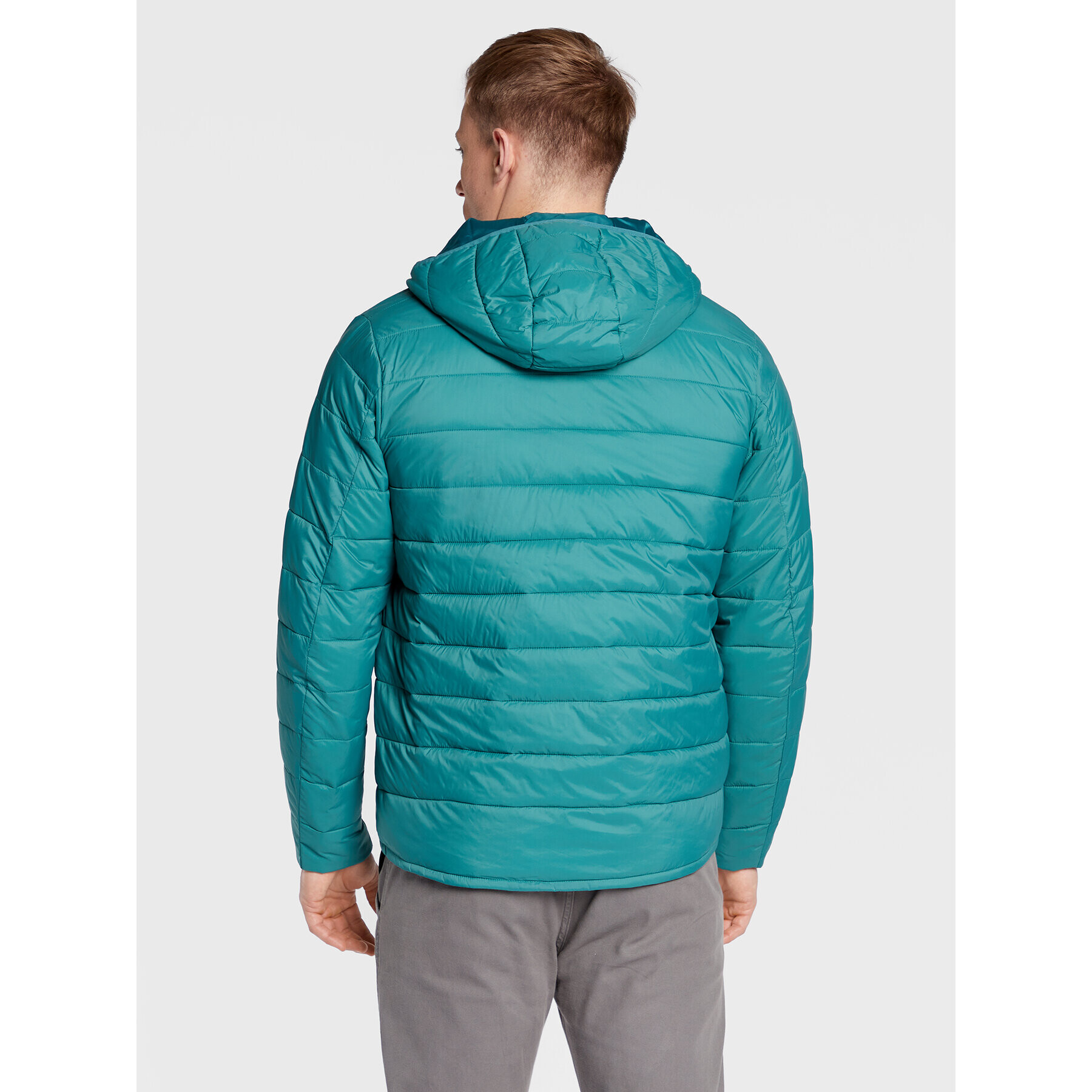 Lee Пухено яке Light Puffer L87HSZDO 112321562 Зелен Regular Fit - Pepit.bg