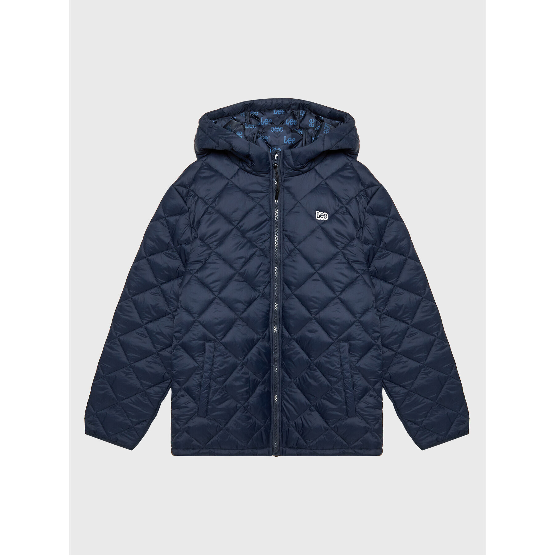 Lee Пухено яке 0038 Тъмносин Regular Fit - Pepit.bg