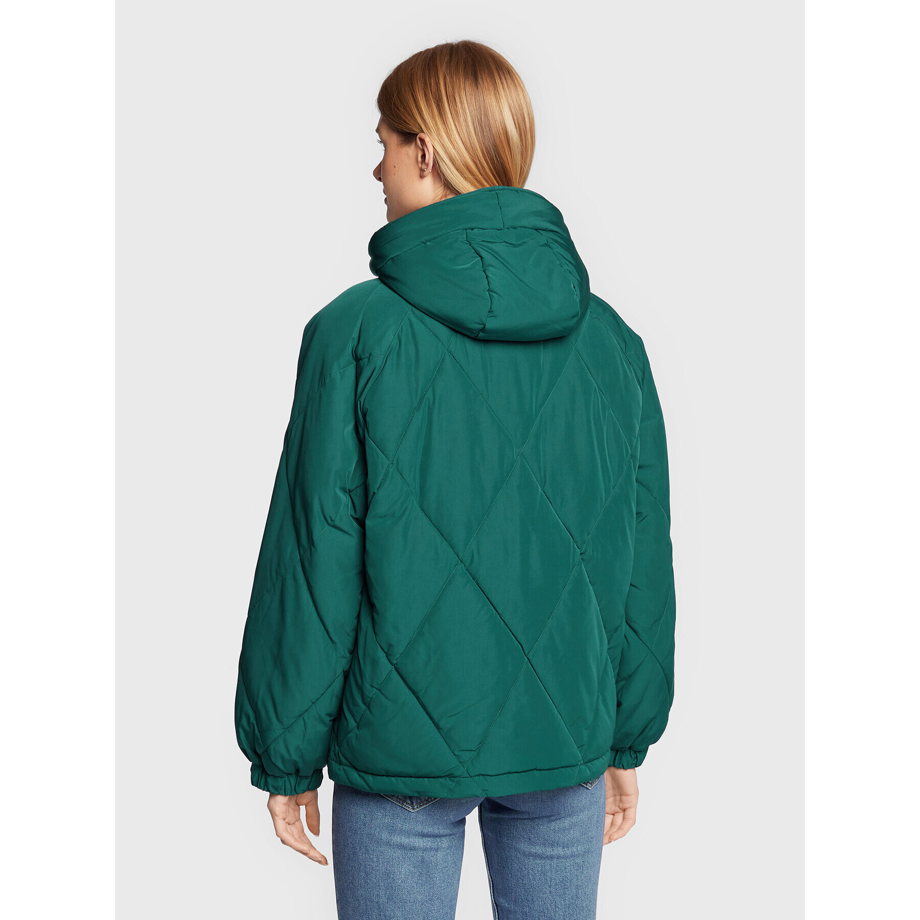 Lee Пухено яке L55LEV96 112320695 Зелен Relaxed Fit - Pepit.bg