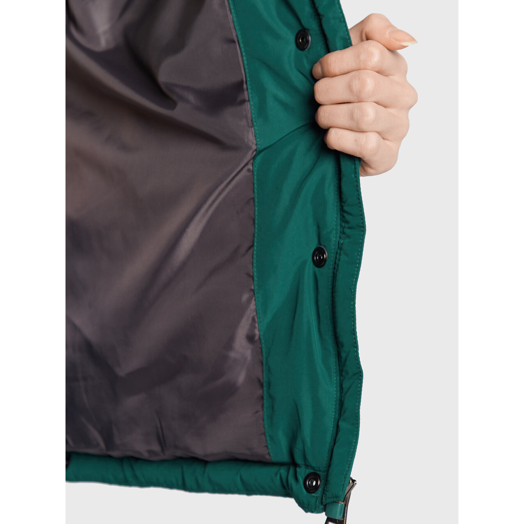 Lee Пухено яке L55LEV96 112320695 Зелен Relaxed Fit - Pepit.bg
