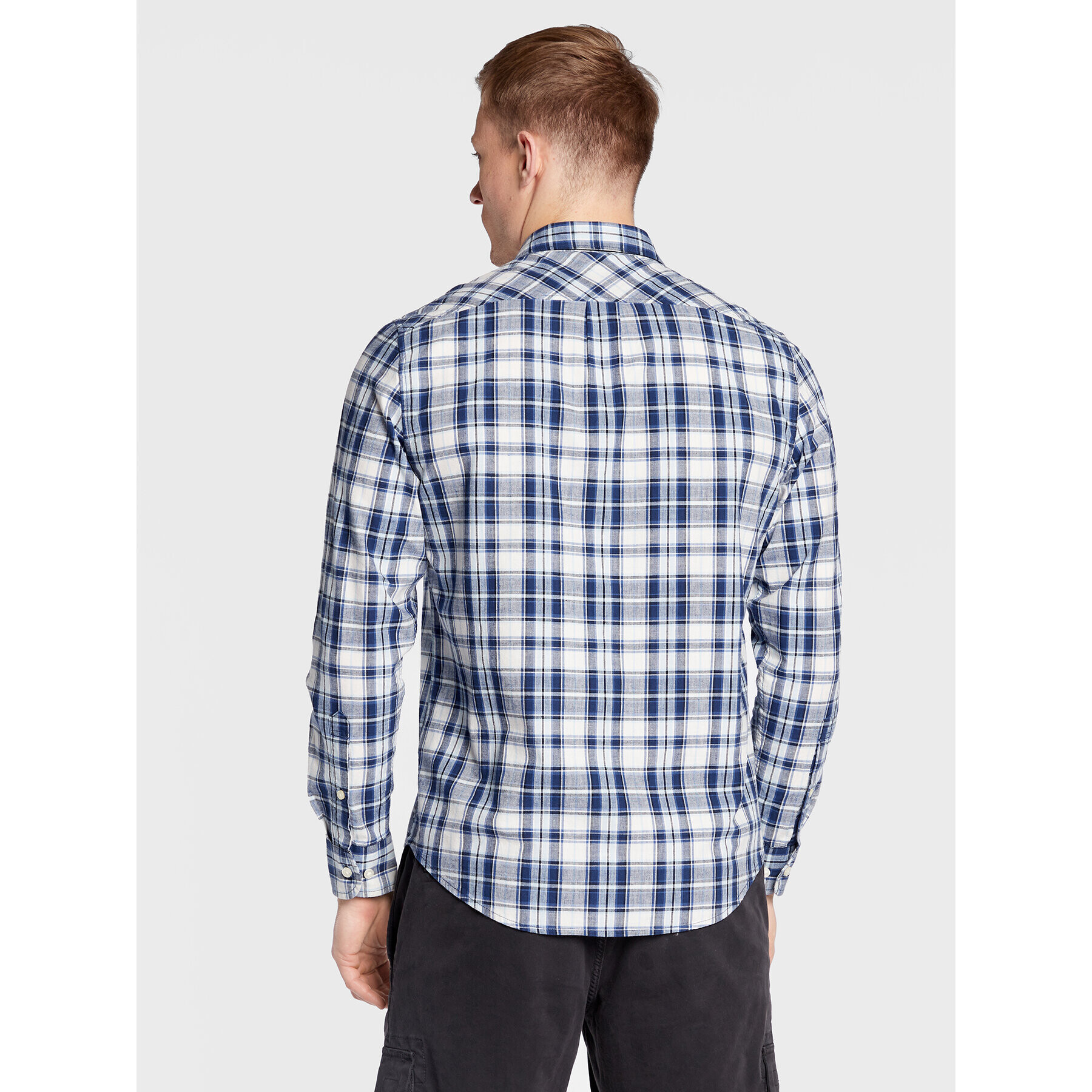 Lee Риза Button Down L880DG35 112322558 Тъмносин Regular Fit - Pepit.bg