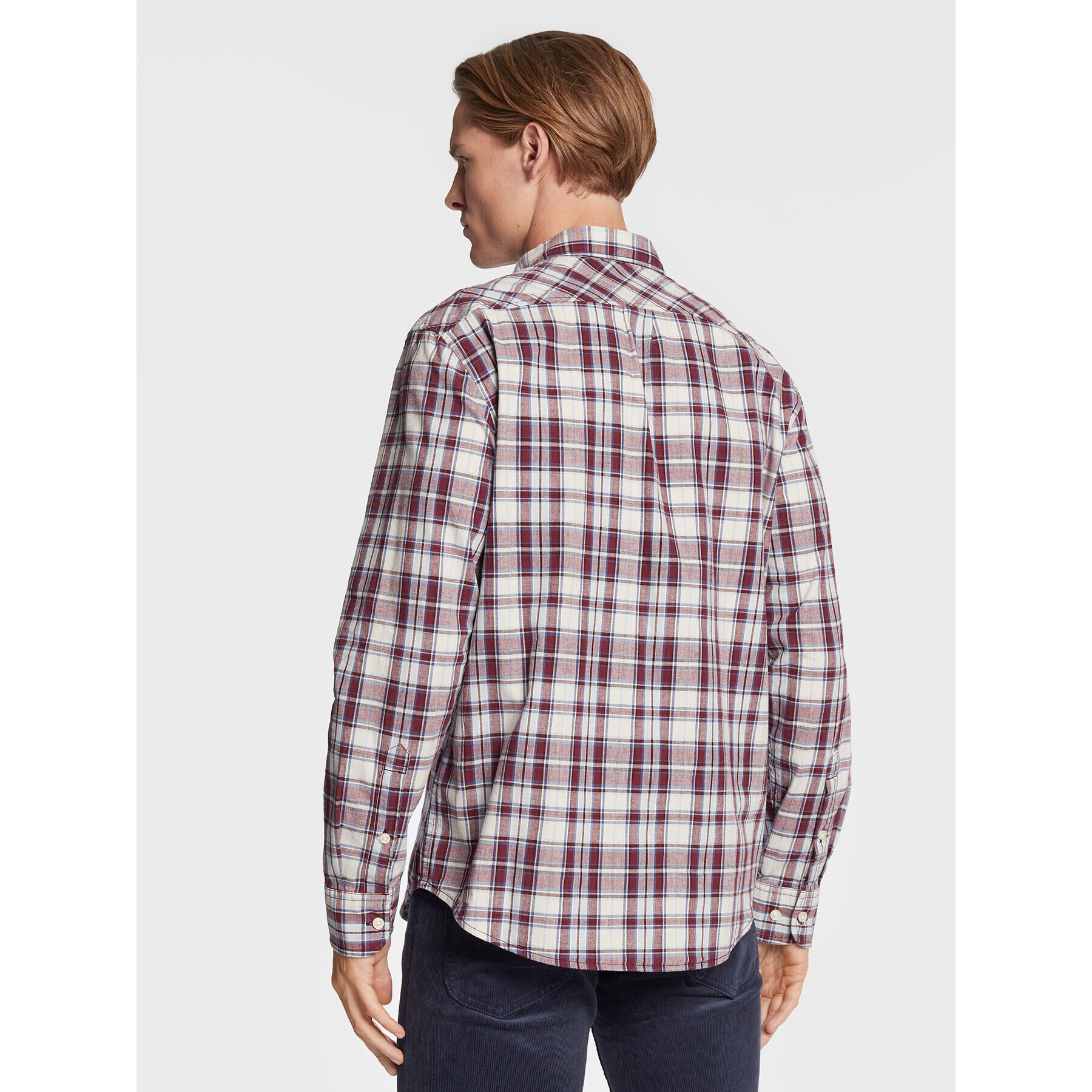 Lee Риза Button Down L880DG74 112322559 Бордо Regular Fit - Pepit.bg