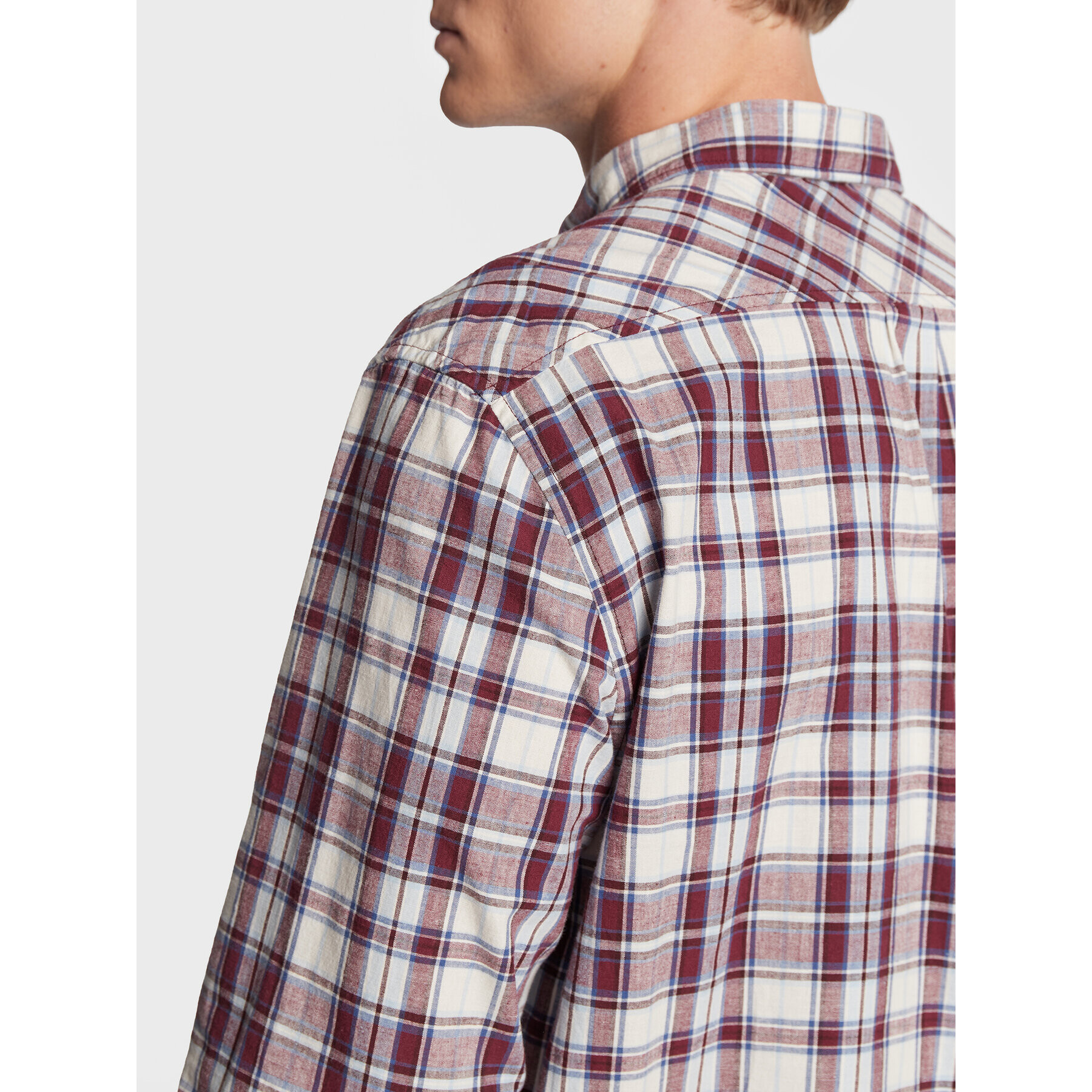 Lee Риза Button Down L880DG74 112322559 Бордо Regular Fit - Pepit.bg