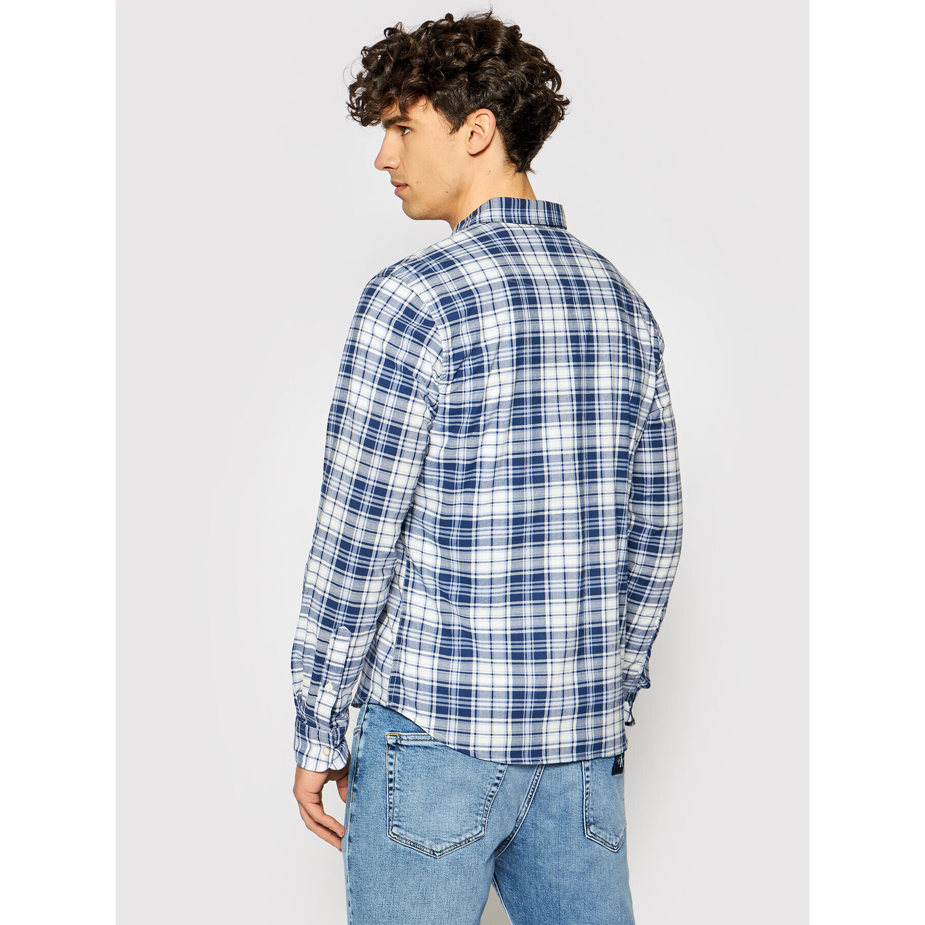 Lee Риза Clean Western L644KJ35 Син Slim Fit - Pepit.bg